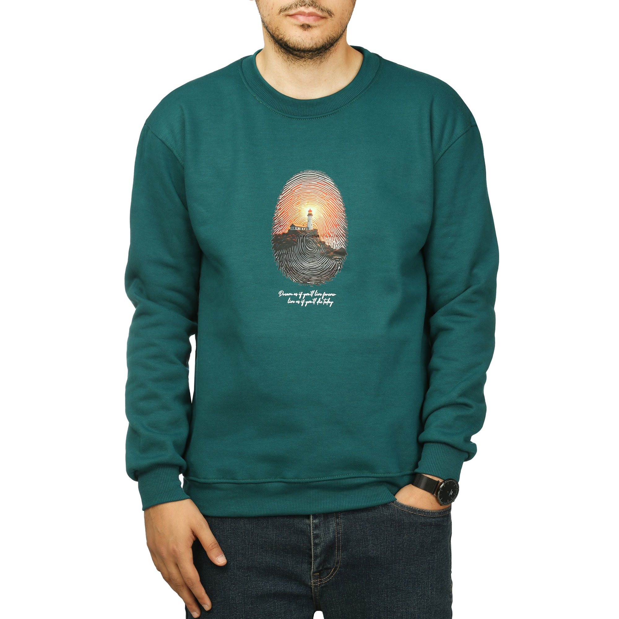 پلیور دورس چاپی مردانه مدل 659677