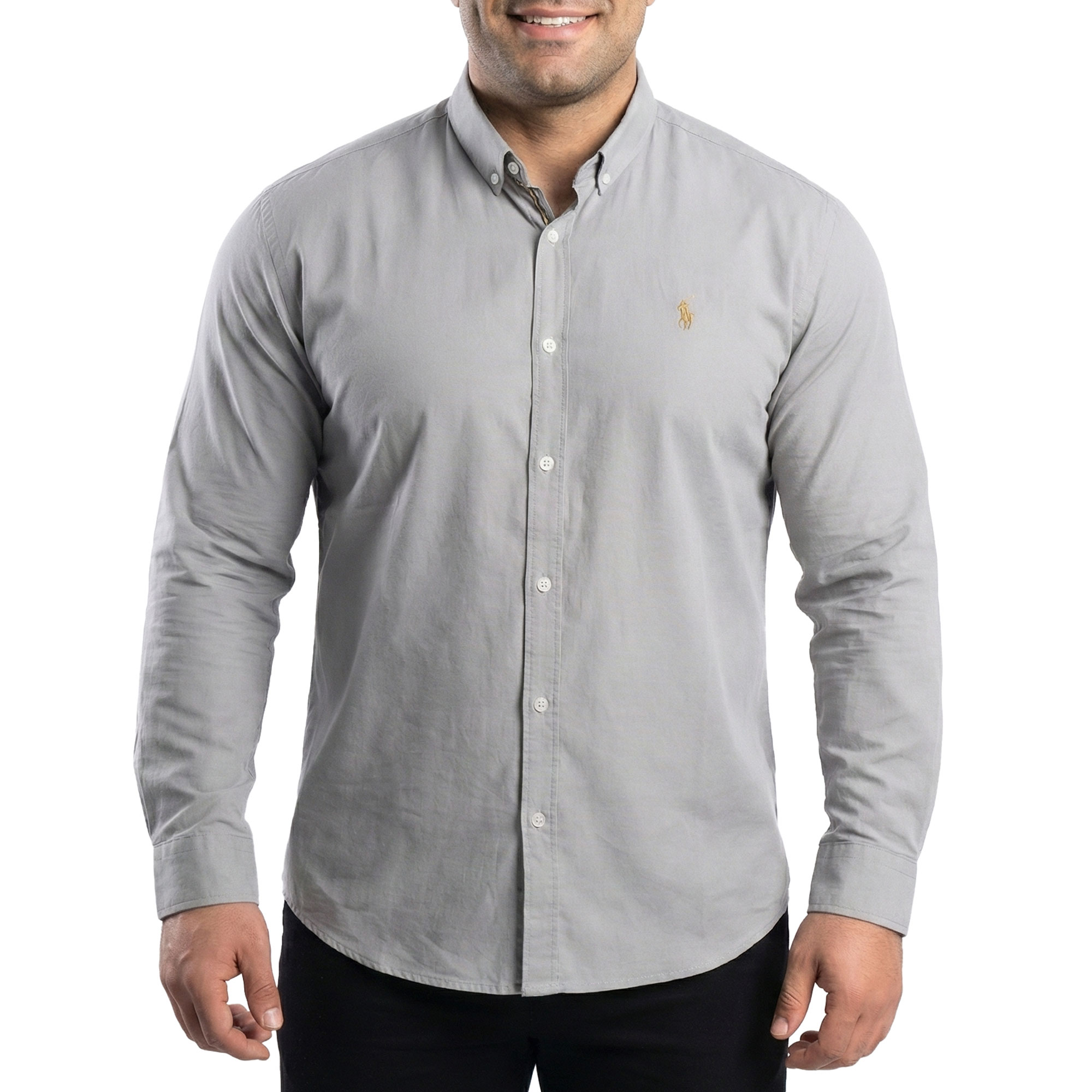 پیراهن سایز بزرگ آستین بلند مردانه  تن کوک مدل 130295