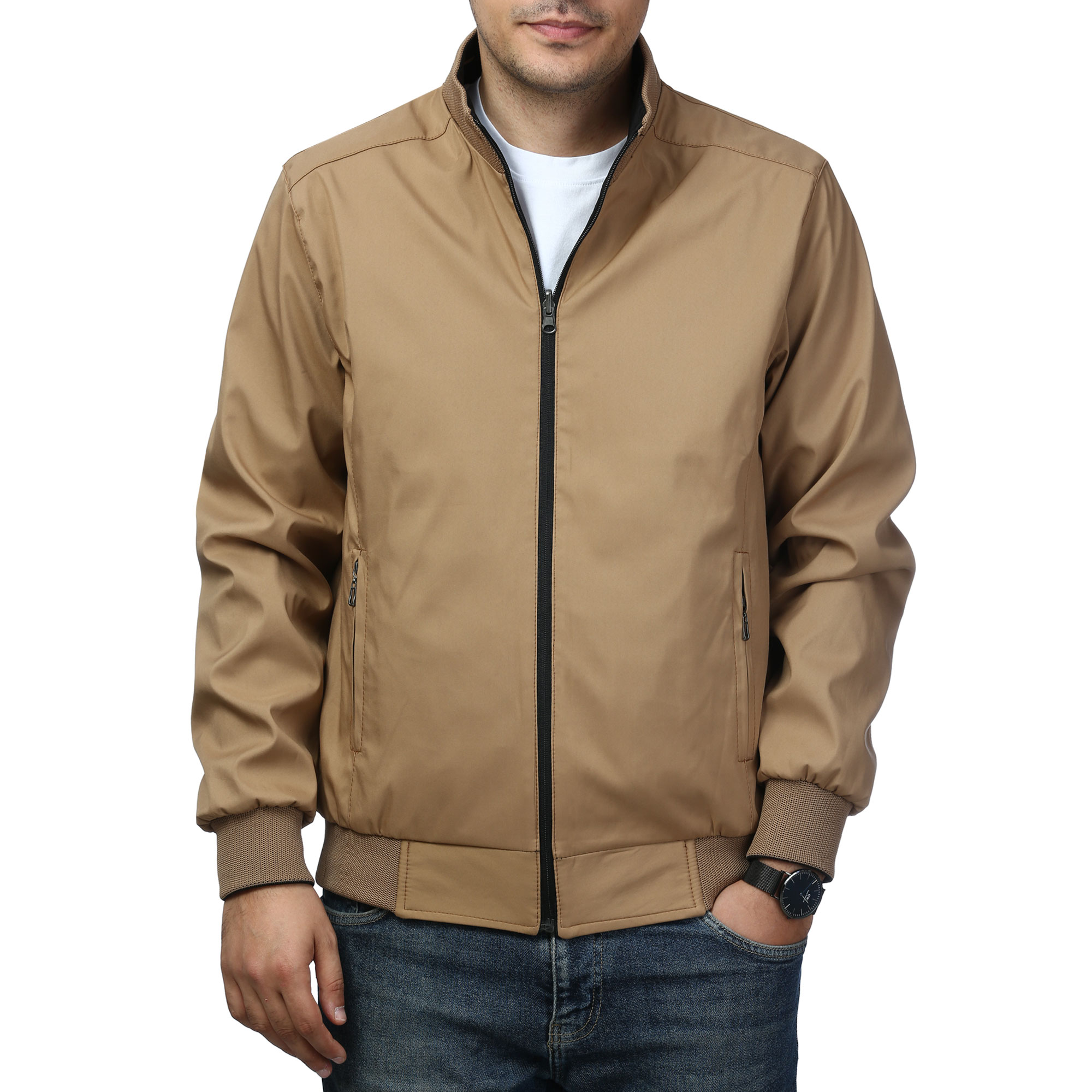 کاپشن دو رو شمعی مردانه مدل 603628