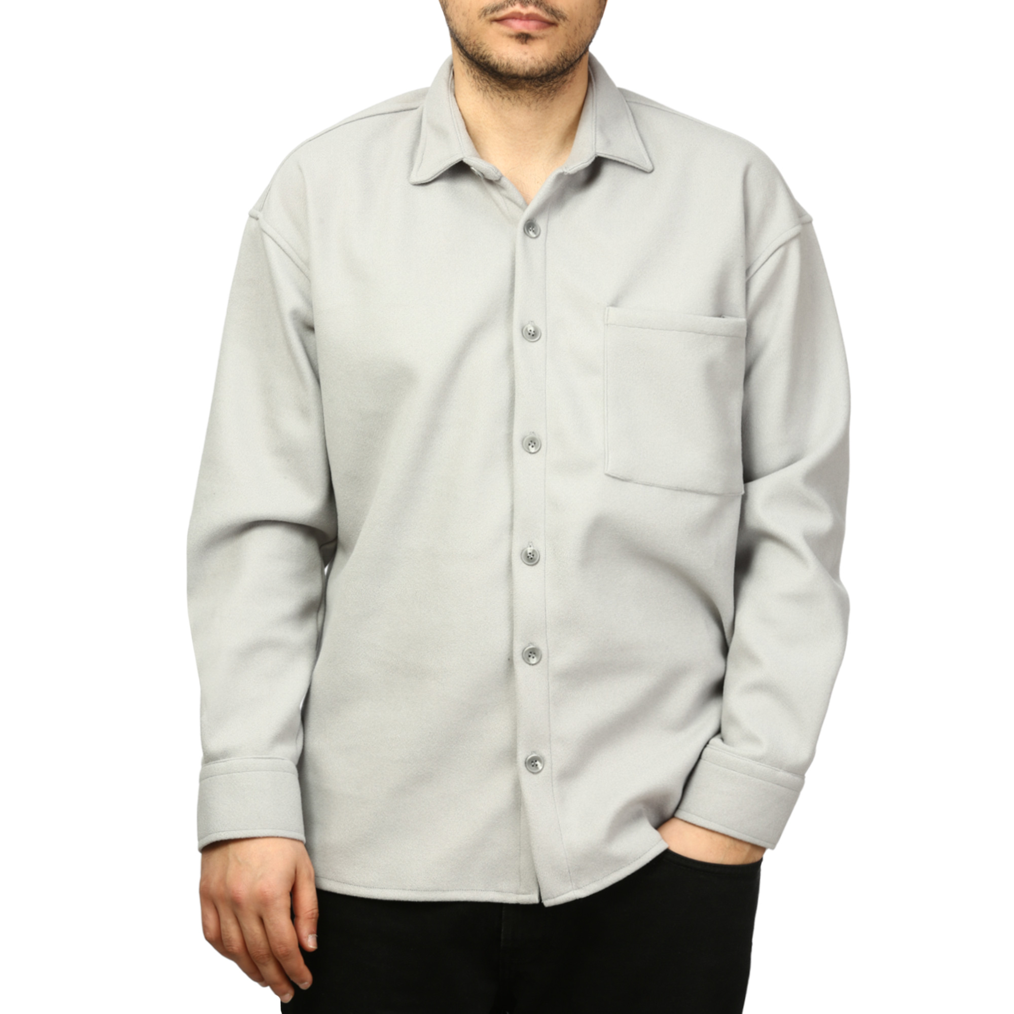 پیراهن آستین بلند فوتر مردانه مدل 6202494