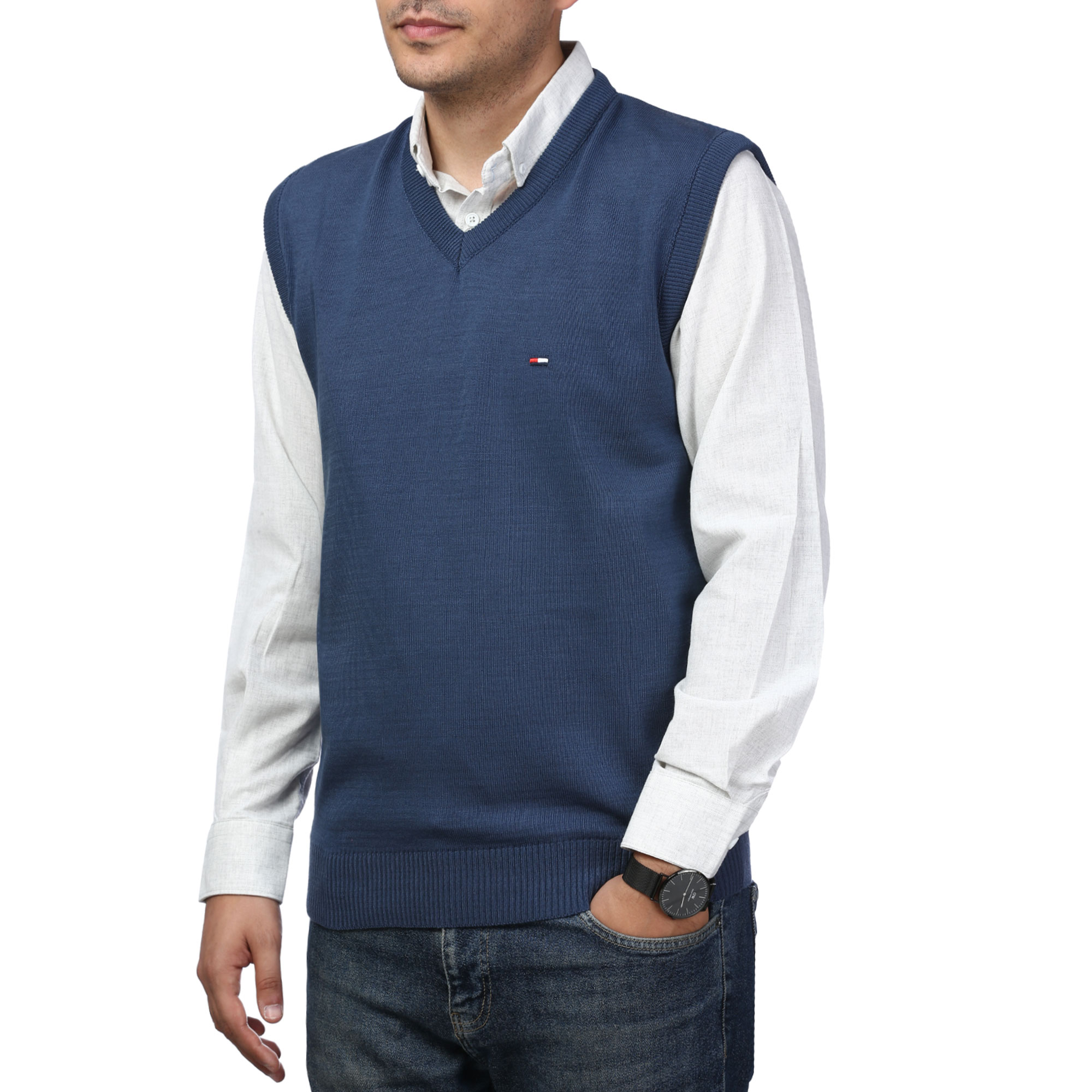 پلیور بافت ژیله مردانه مدل 6691555