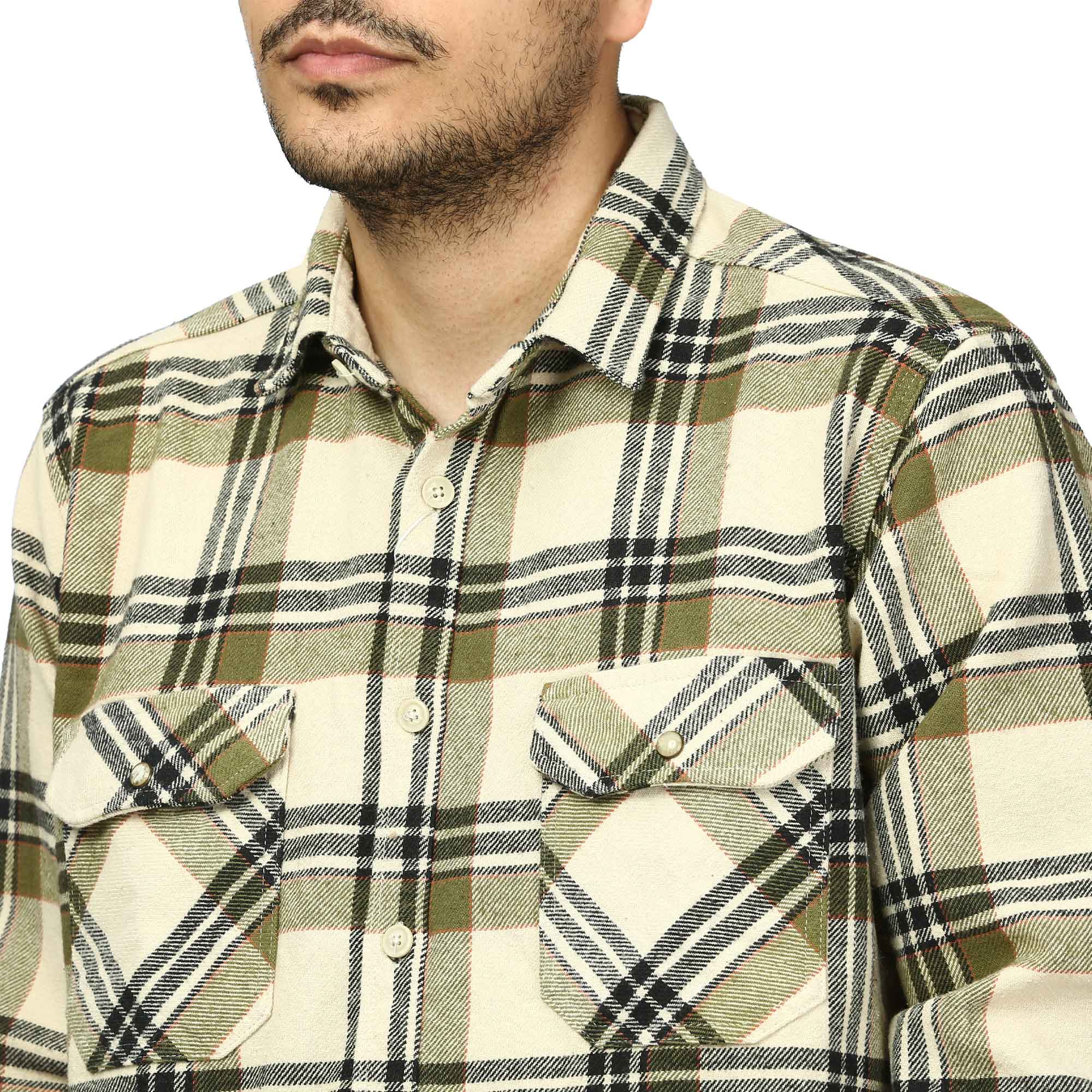 پیراهن آستین بلند پشمی مردانه مدل 6103891