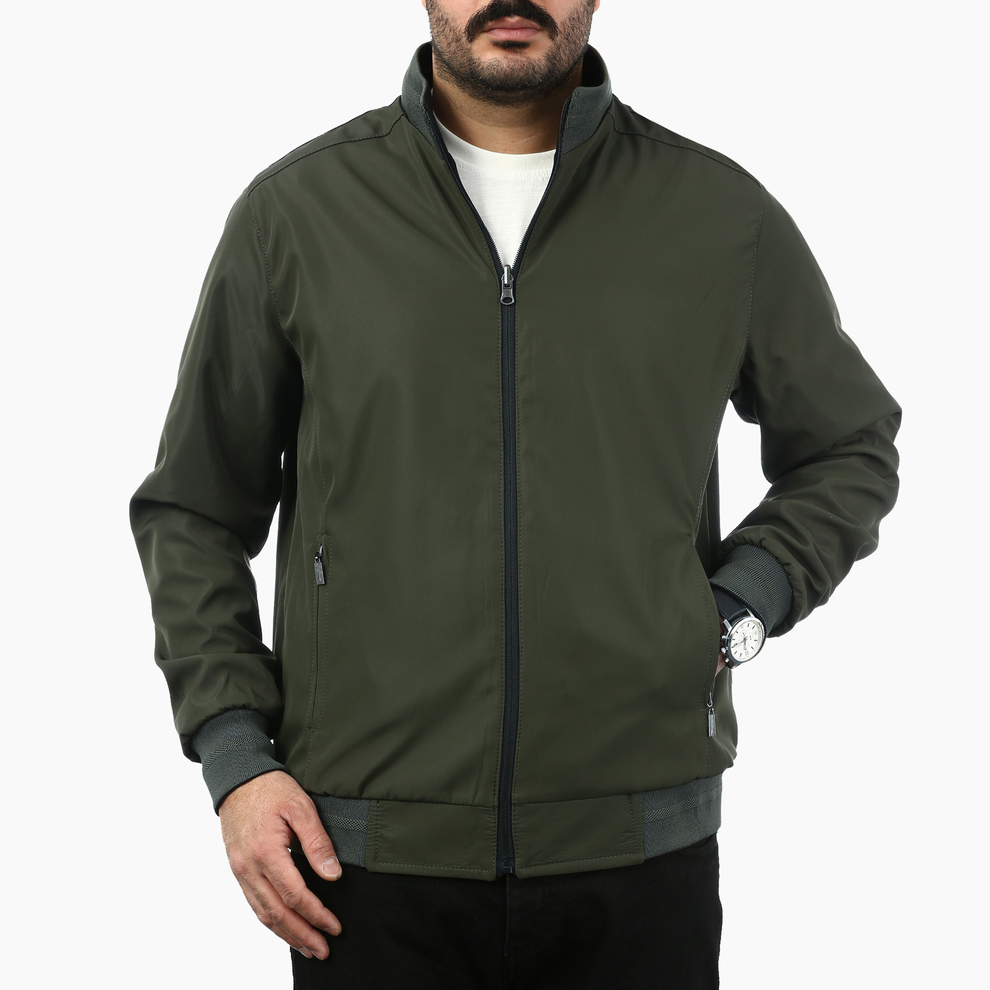 کاپشن دو رو سانتانا مردانه مدل 603630