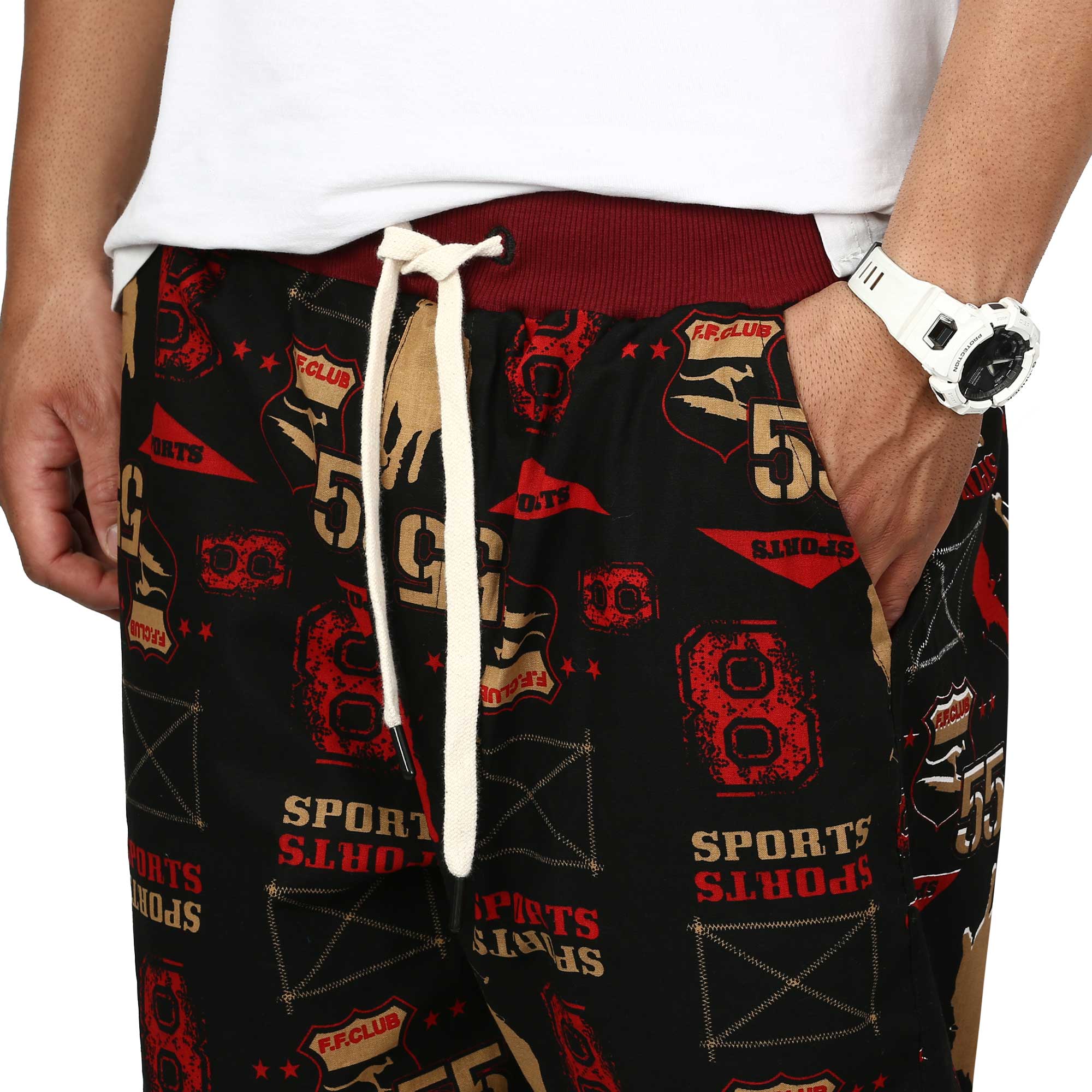 شلوارک طرح دار مردانه تن کوک مدل 171261