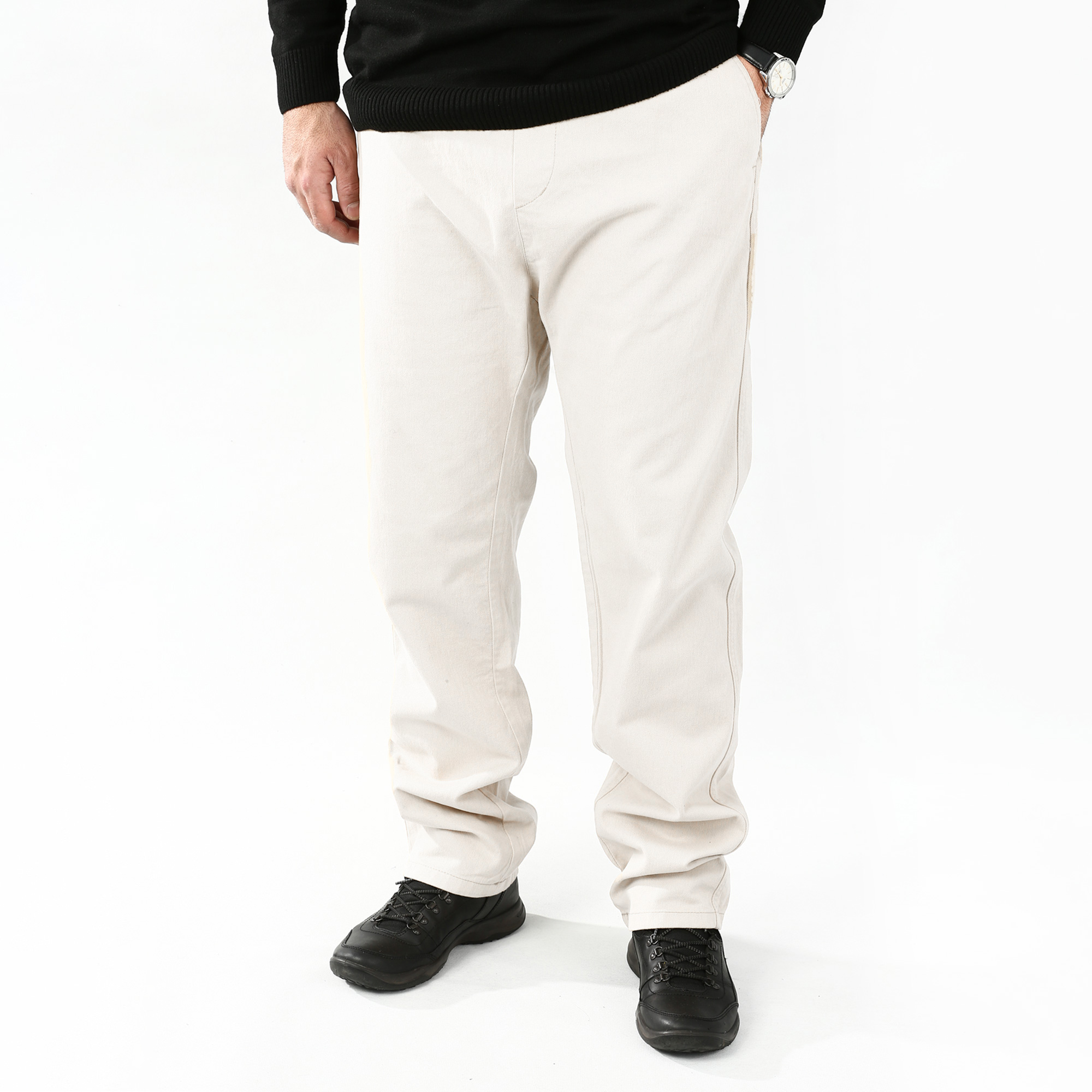 شلوار اسلش کتان دمپا ساده مردانه مدل 647911