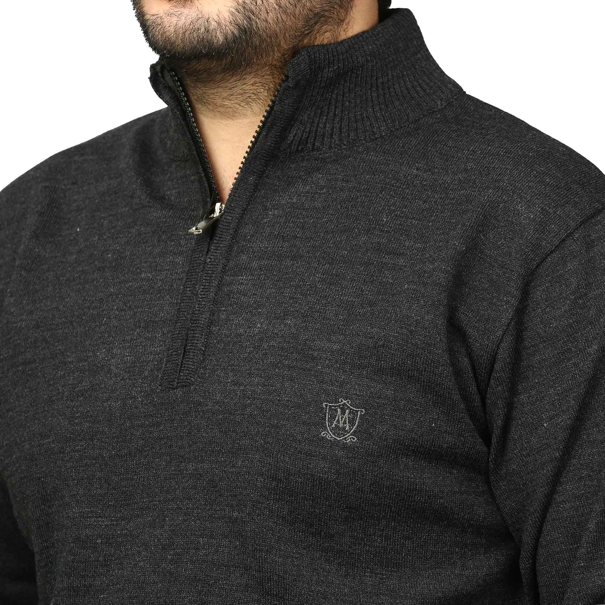 پلیور بافت نیم زیپ ماراتن مدل 1719856