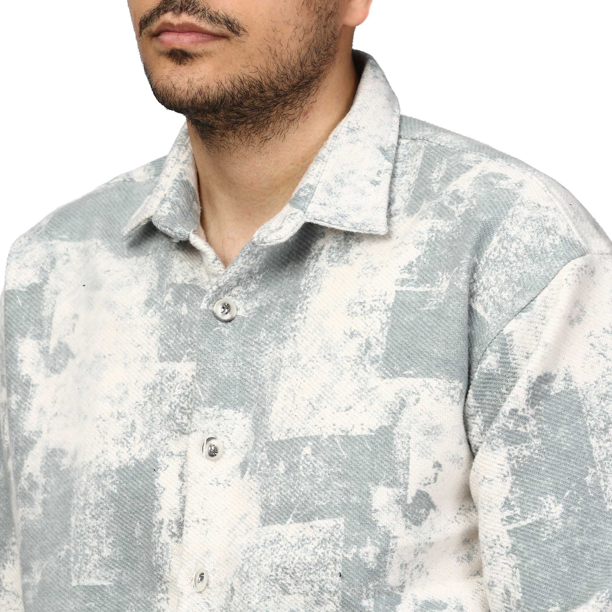 پیراهن پشمی ضخیم مردانه مدل 6203861