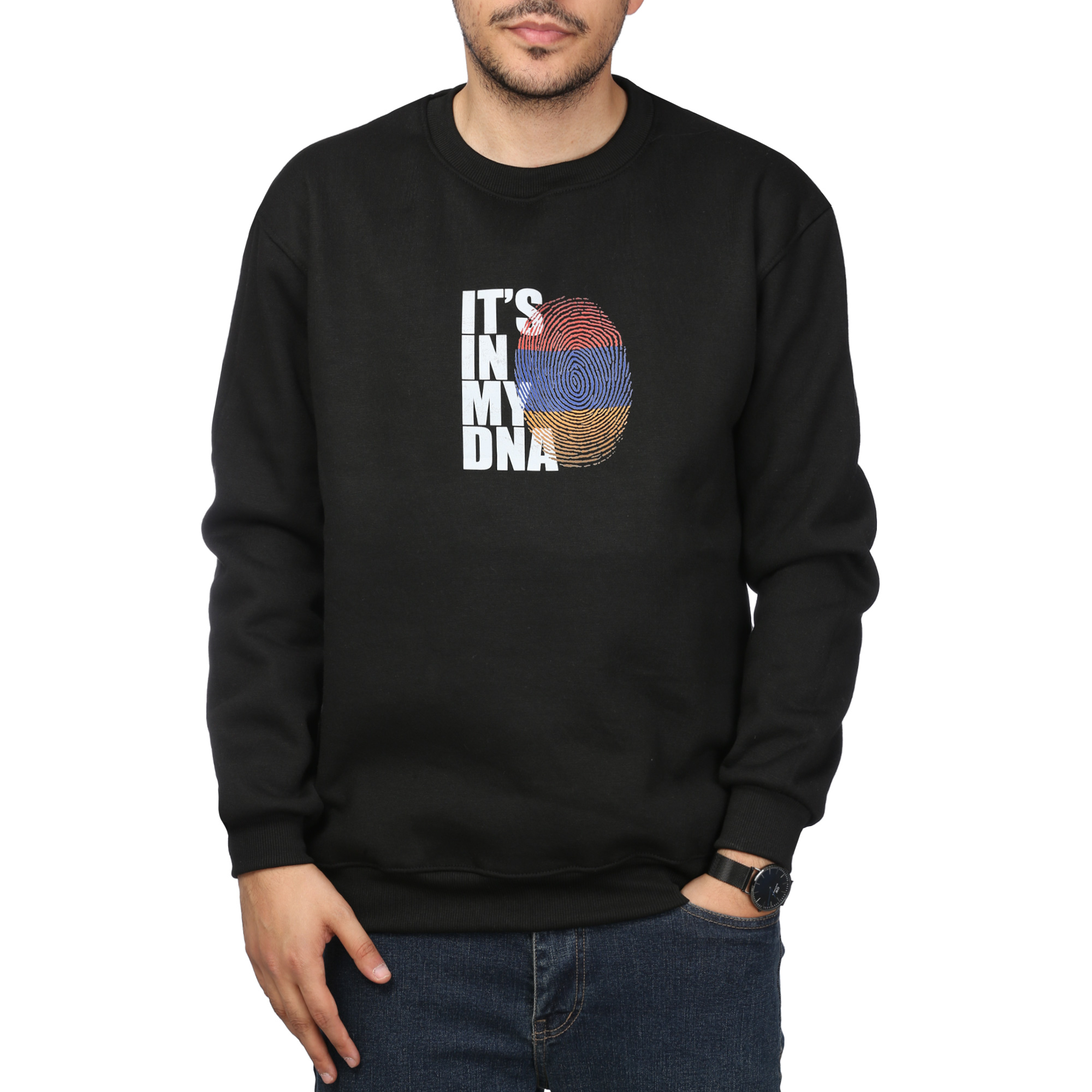 پلیور دورس چاپی مردانه مدل 659674