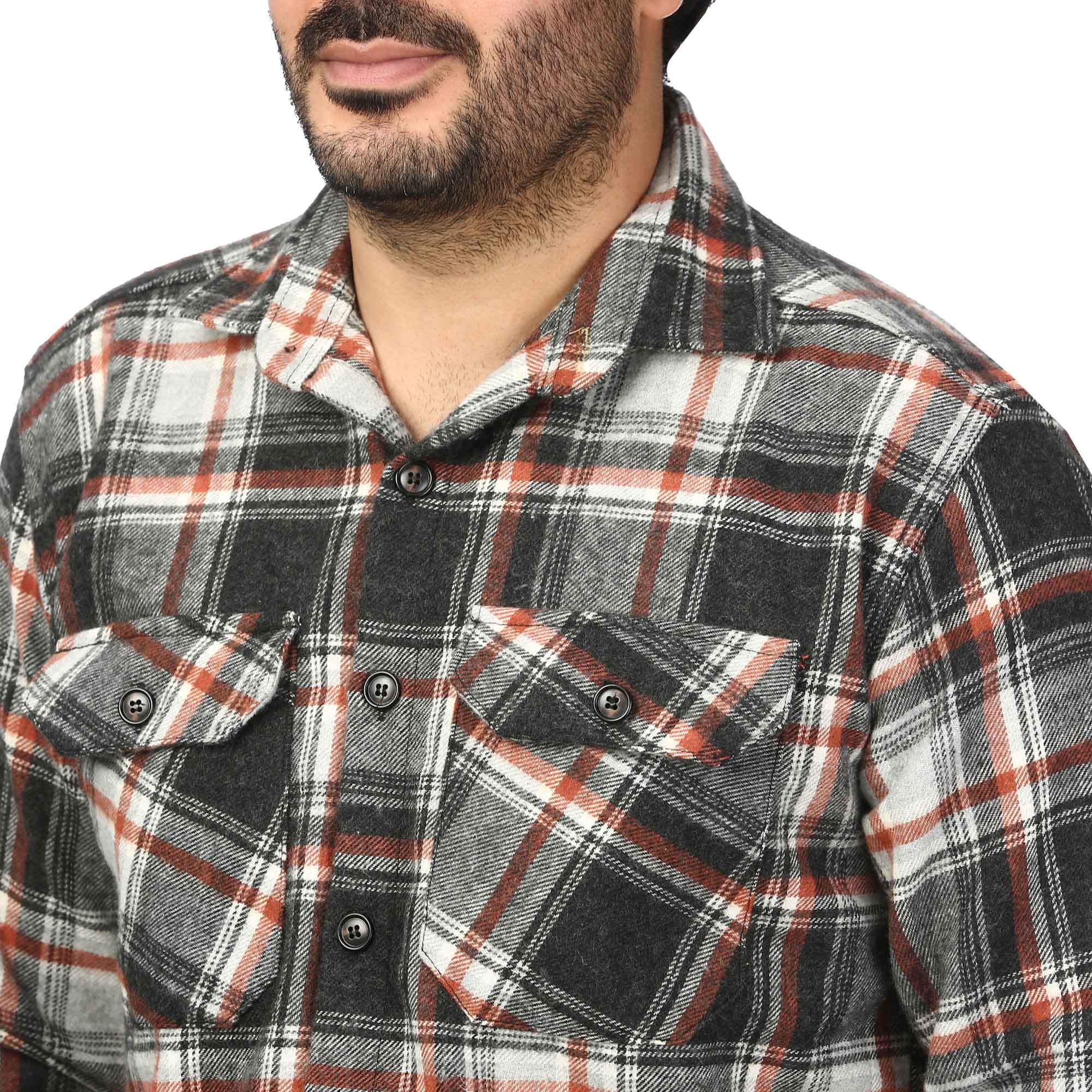 پیراهن پشمی ضخیم مردانه مدل 6203873