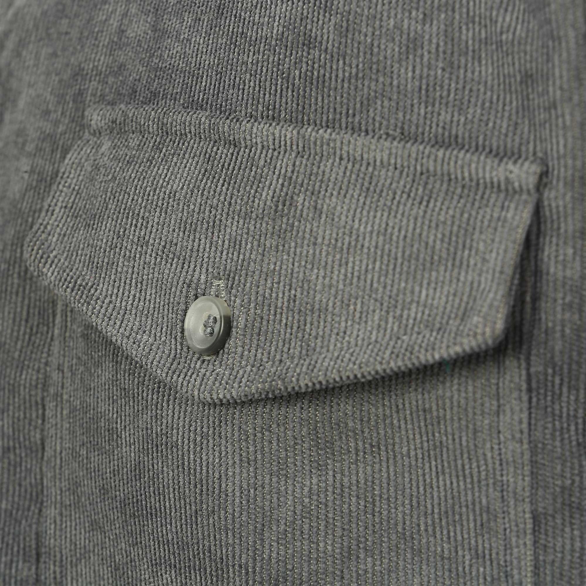 پیراهن آستین بلند مخمل کبریتی مردانه مدل 6209915