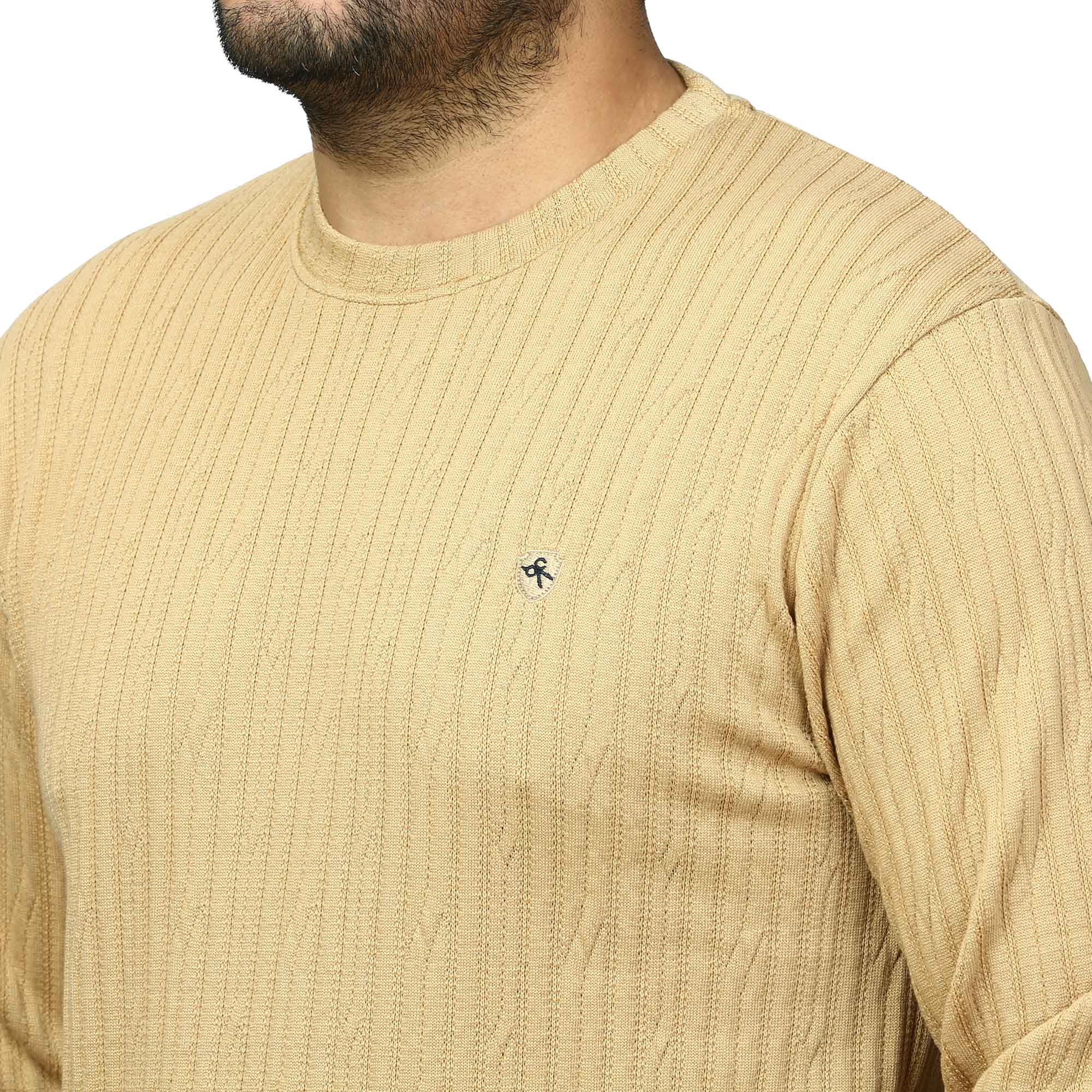 بلوز آستین بلند طرح دار مردانه سیزر مدل 15501781