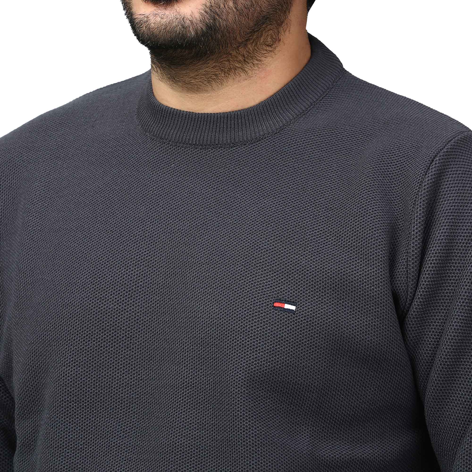 پلیور بافت فندقی مردانه مدل 659856