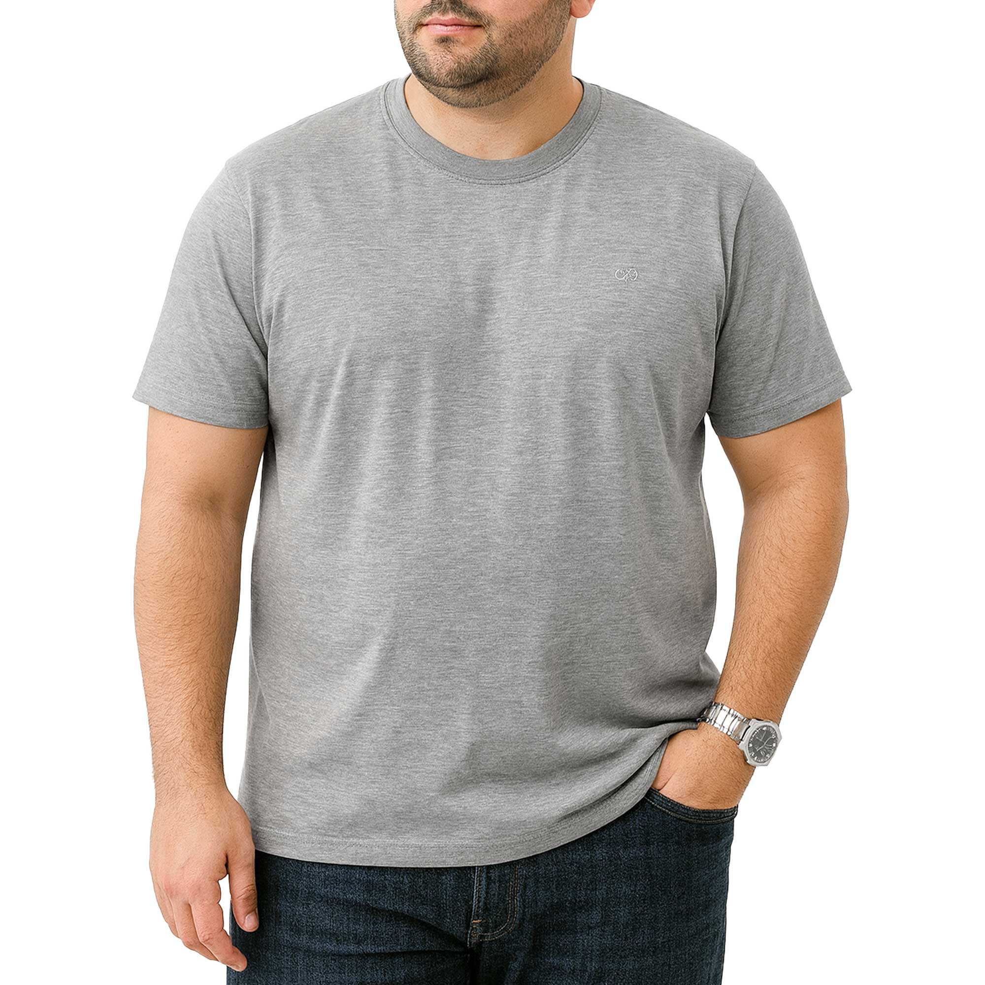 تیشرت آستین کوتاه سایز بزرگ مردانه تن کوک مدل 26518424