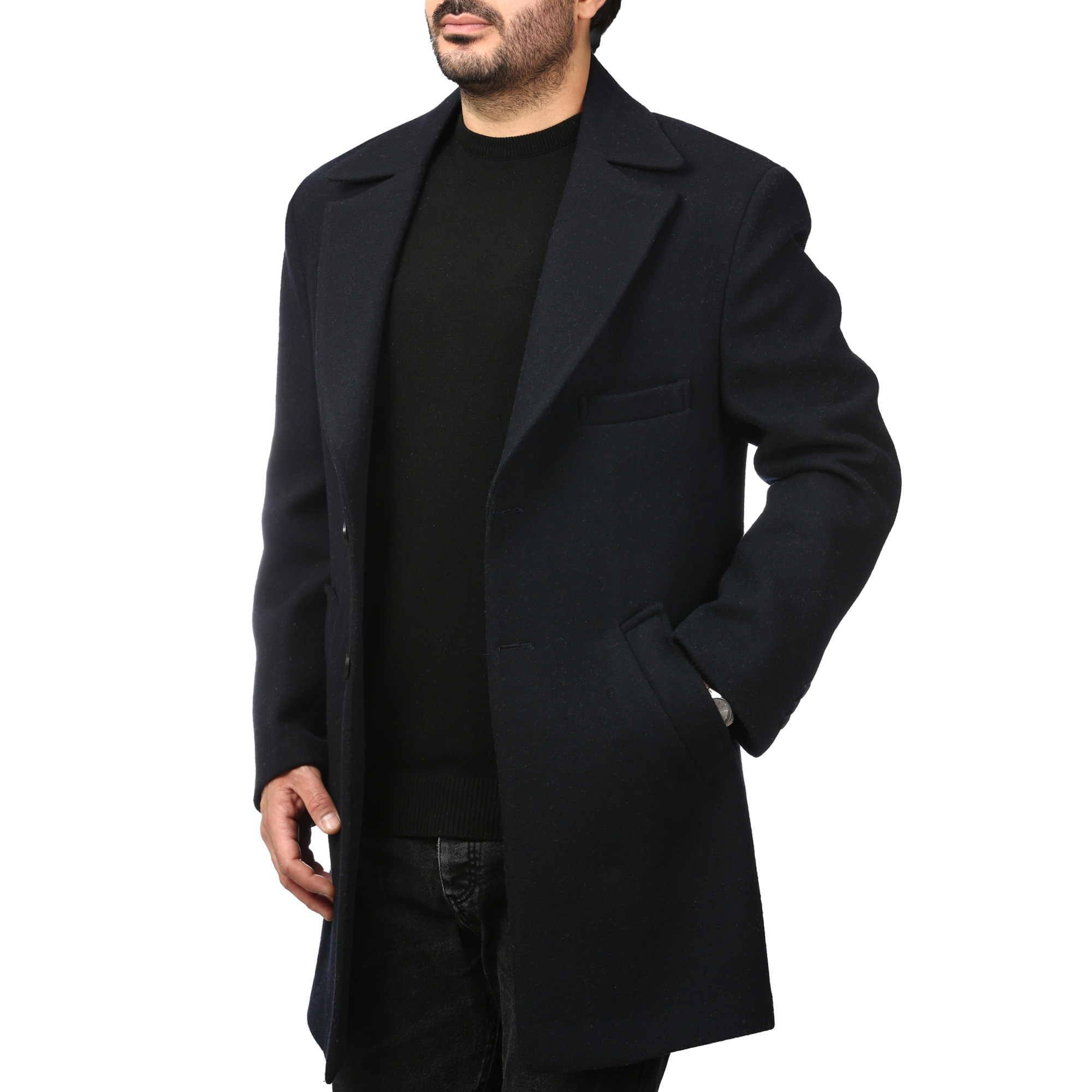 پالتو فوتر بلند مردانه مدل 61665