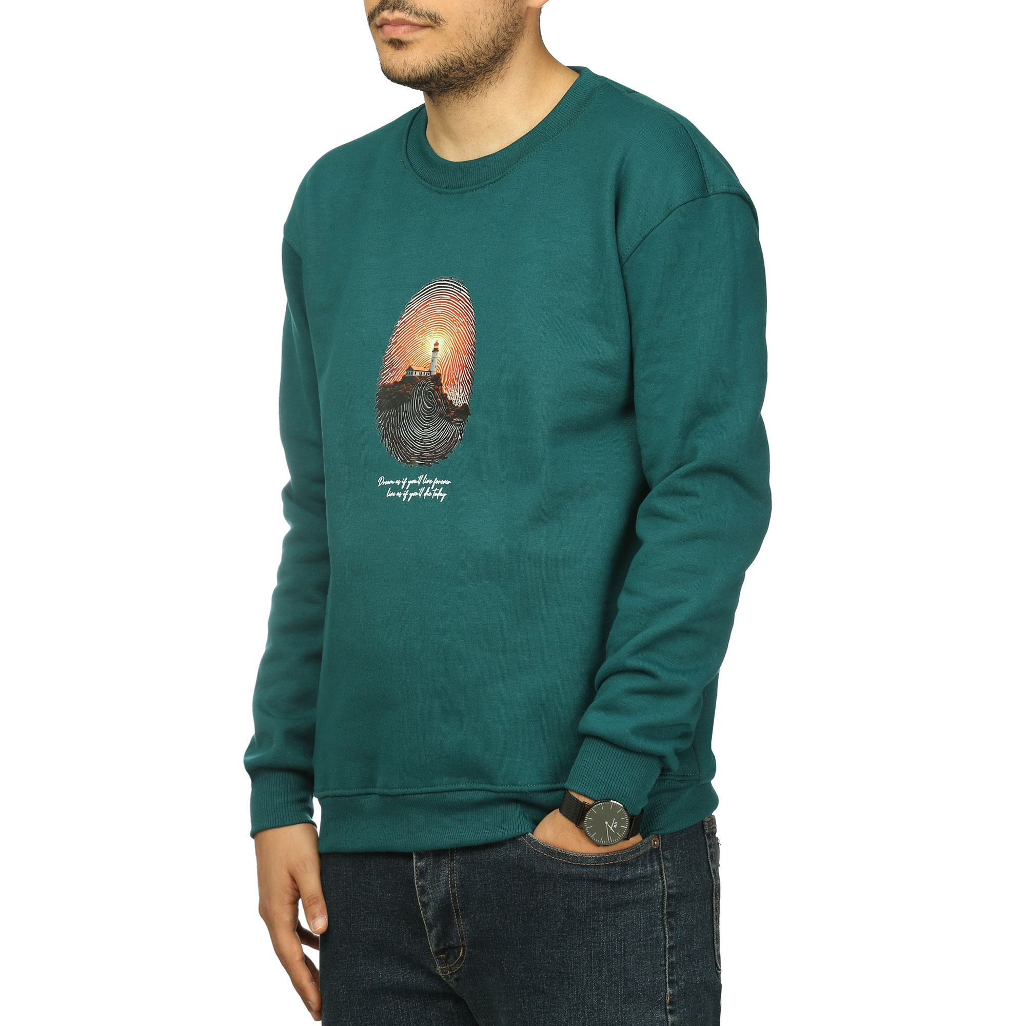 پلیور دورس چاپی مردانه مدل 659677