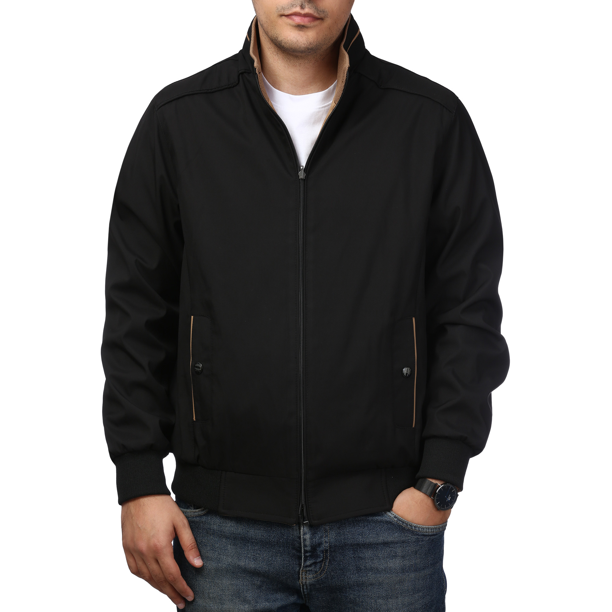 کاپشن دو رو شمعی مردانه مدل 603628