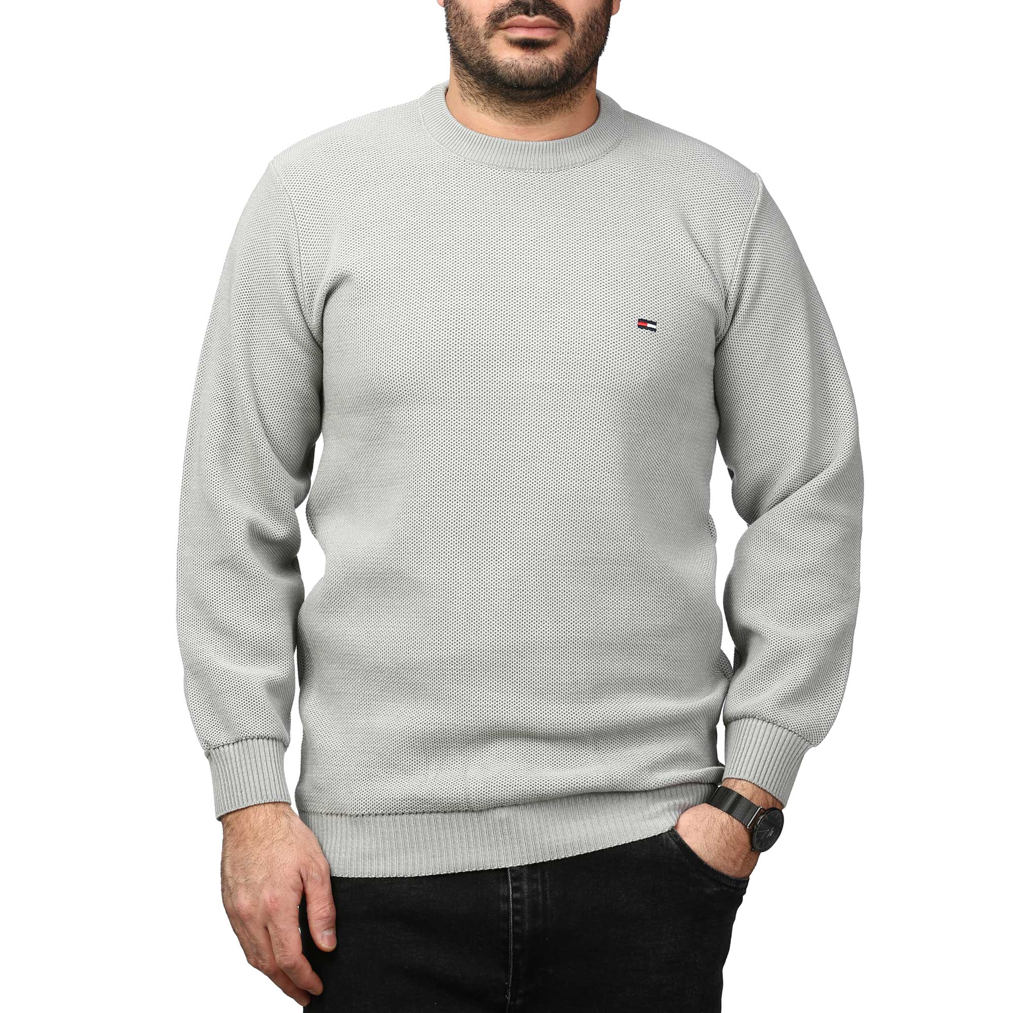 پلیور بافت فندقی مردانه مدل 659852