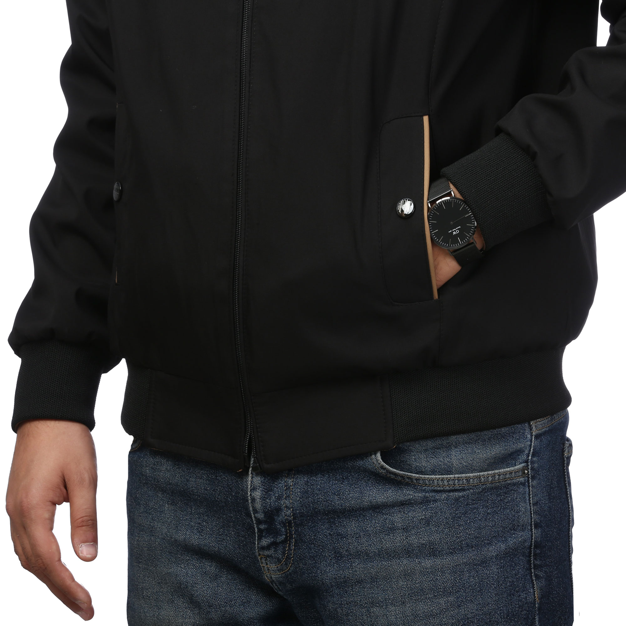 کاپشن دو رو شمعی مردانه مدل 603628