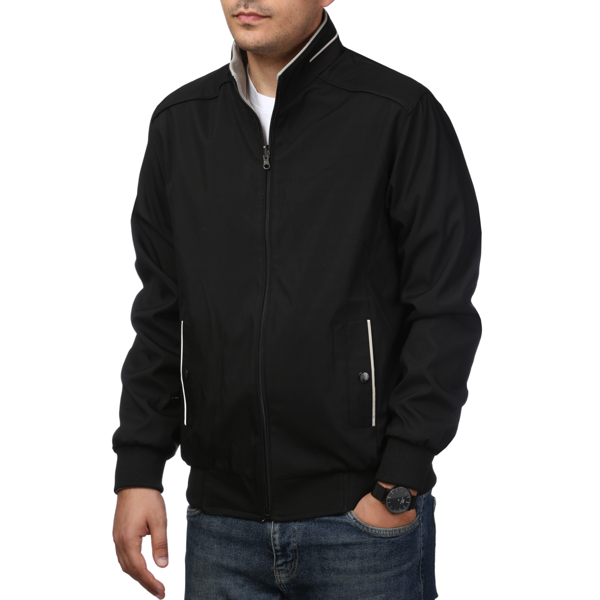 کاپشن دو رو شمعی مردانه مدل 603629