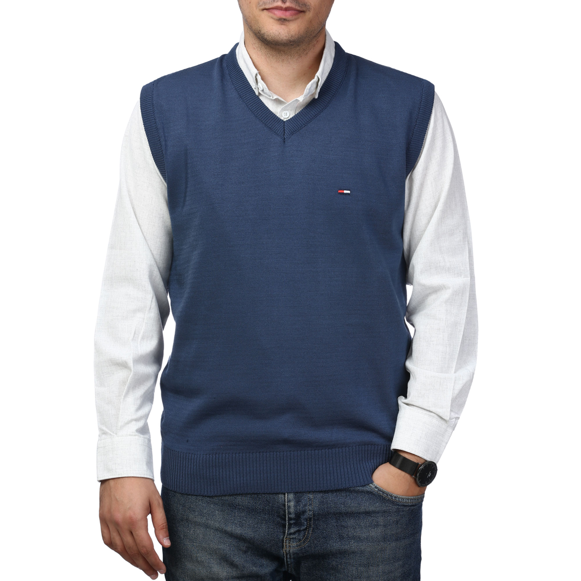 پلیور بافت ژیله مردانه مدل 6691555