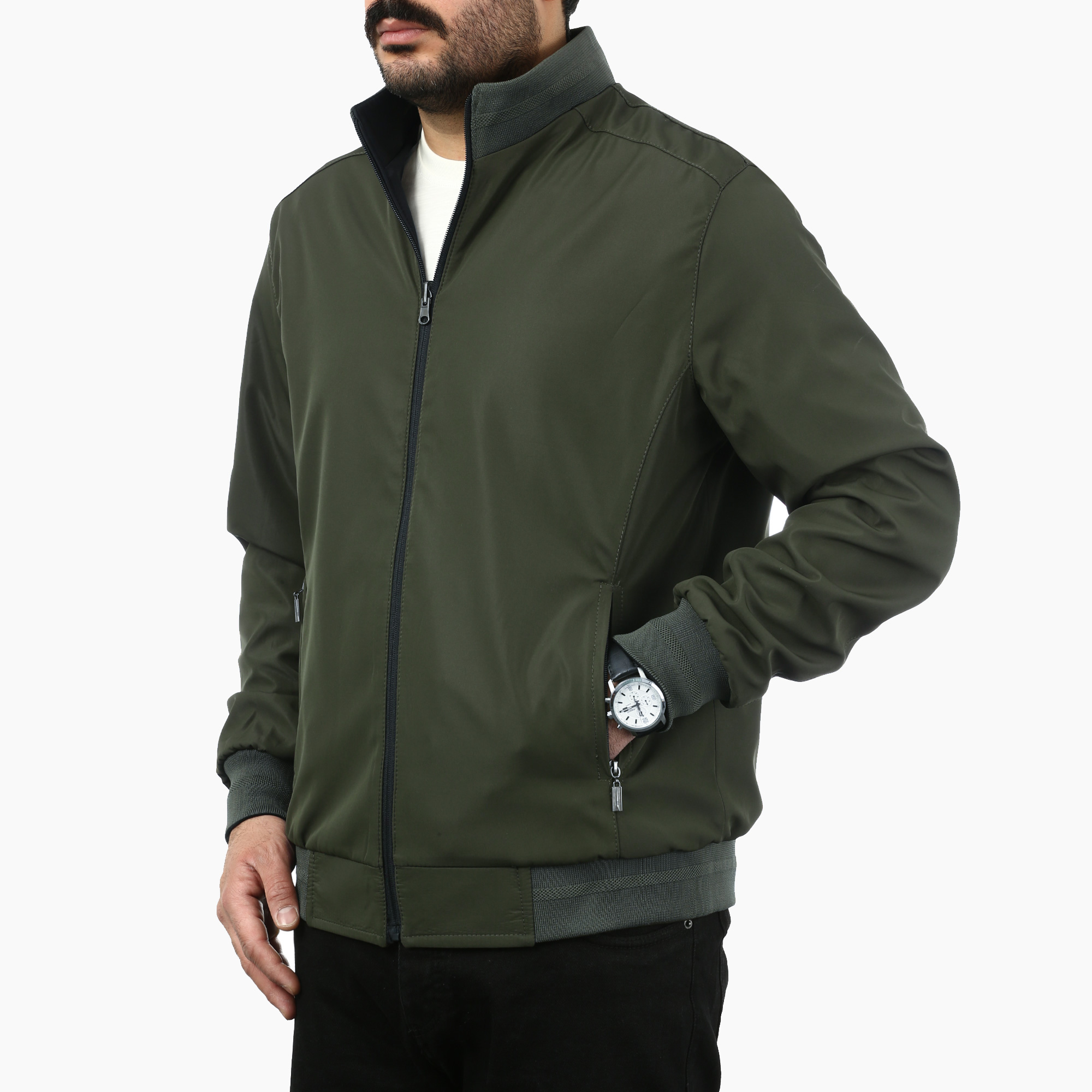 کاپشن دو رو سانتانا مردانه مدل 603630