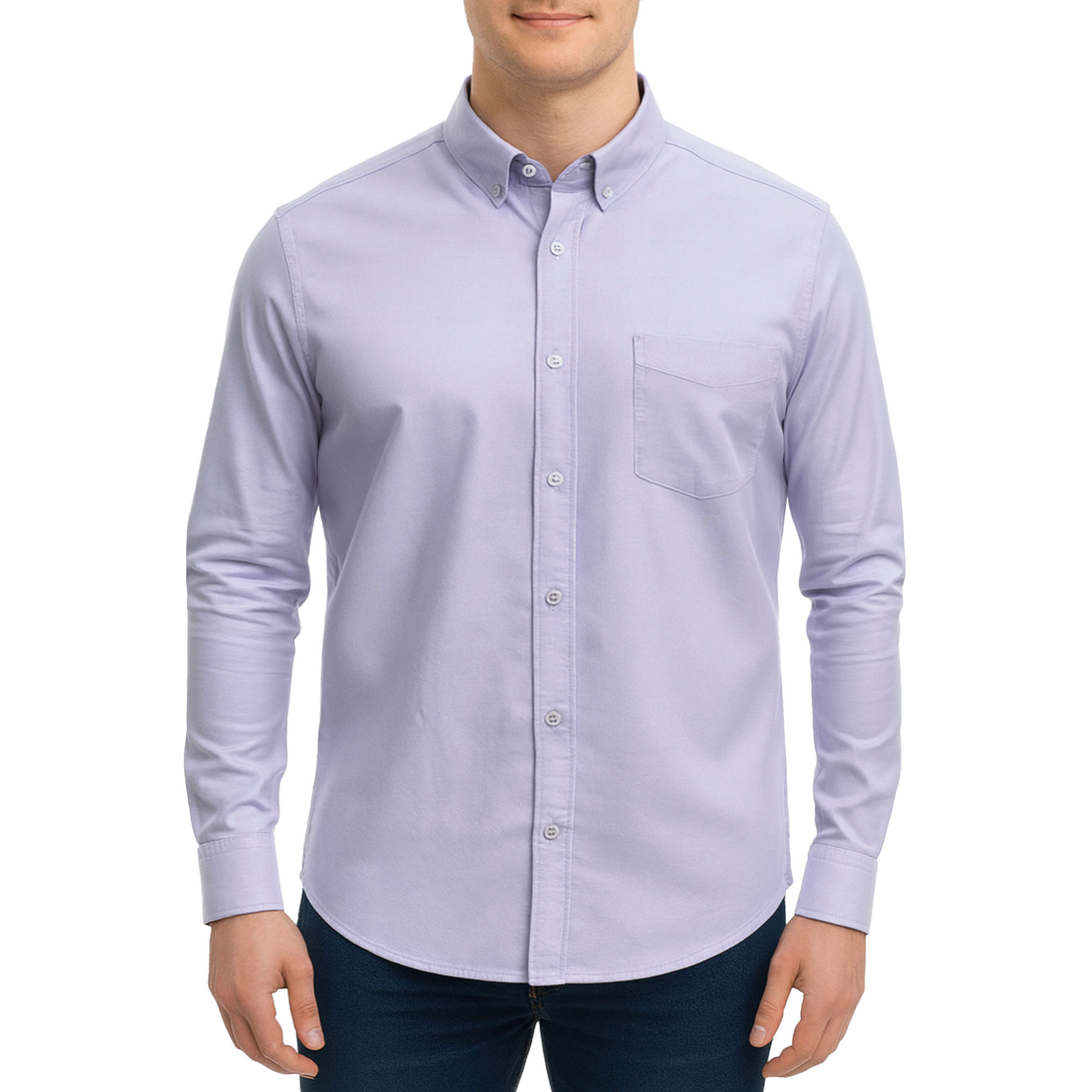پیراهن آستین بلند ساده مردانه برندمد مدل 1420295