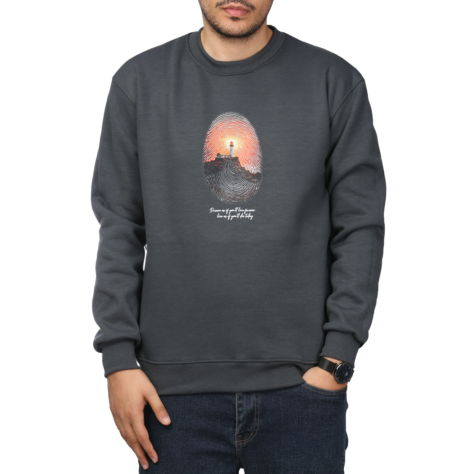 پلیور دورس چاپی مردانه مدل 659676