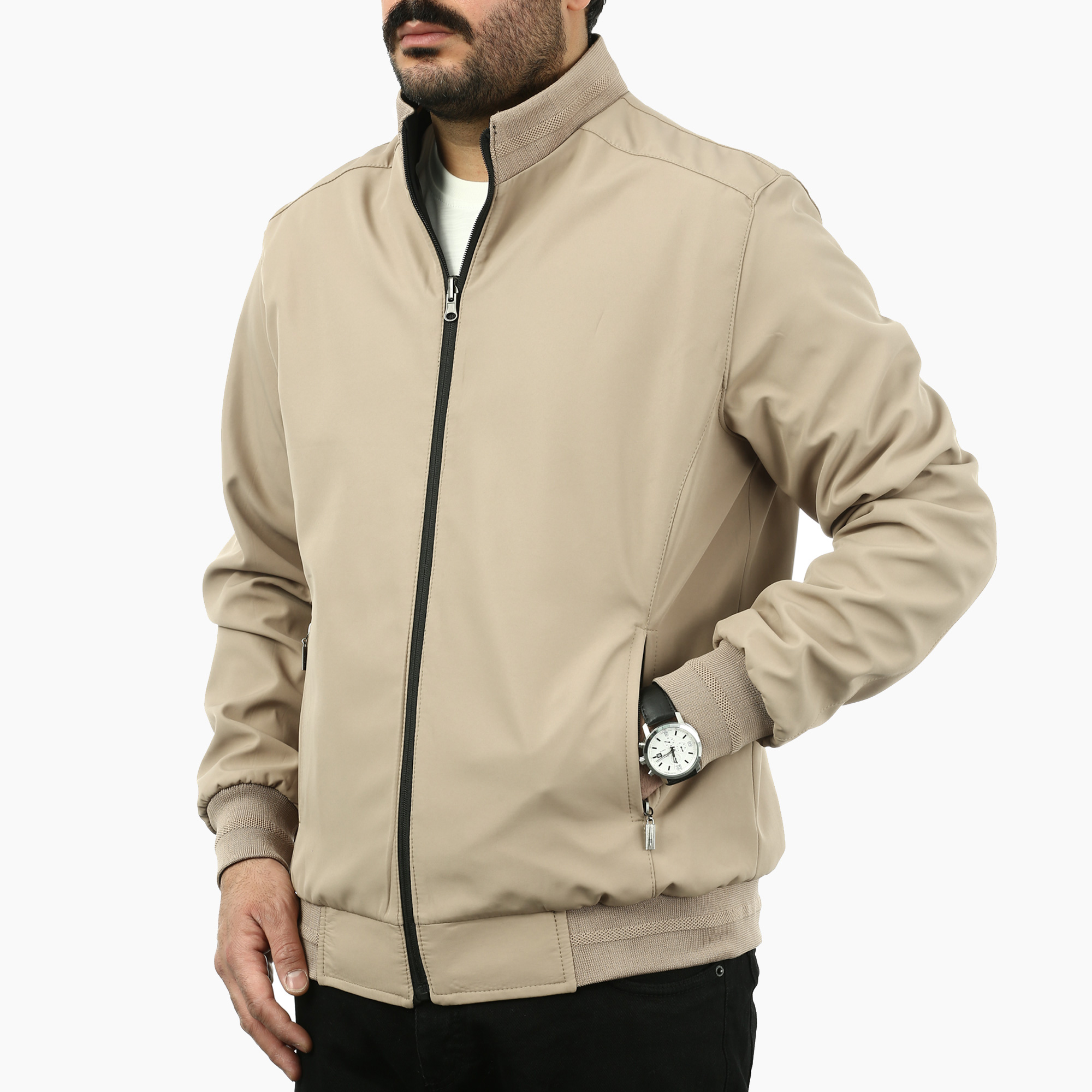 کاپشن دو رو سانتانا مردانه مدل 603631