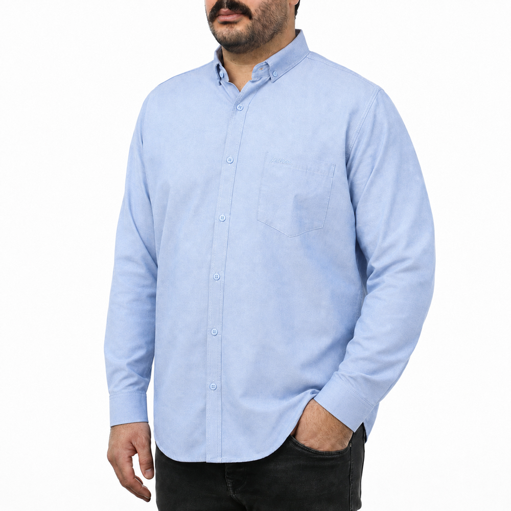 پیراهن آستین بلند ساده مردانه مدل 6202982