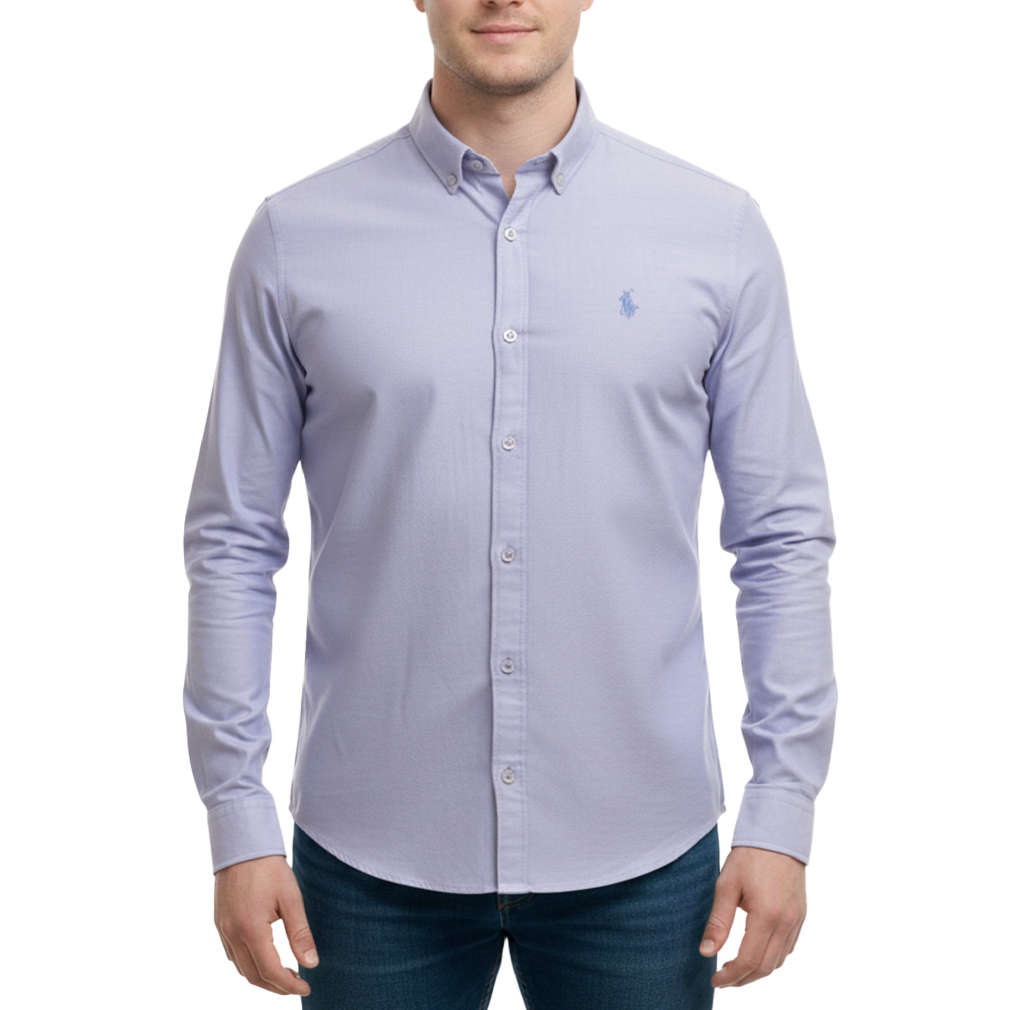 پیراهن آستین بلند ساده مردانه مدل 61029141