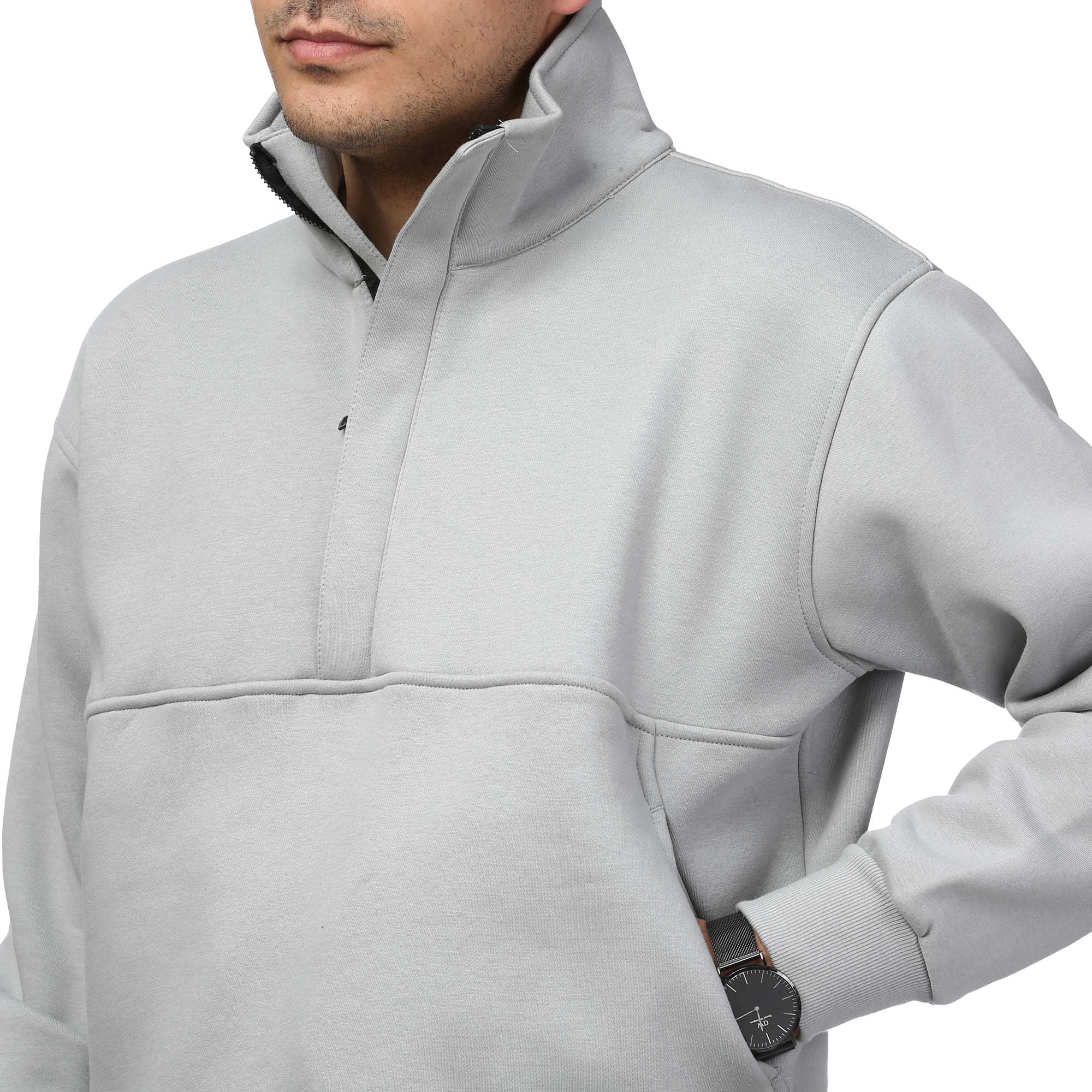 پلیور دورس نیم زیپ مخفی مردانه آرشید مدل 519659