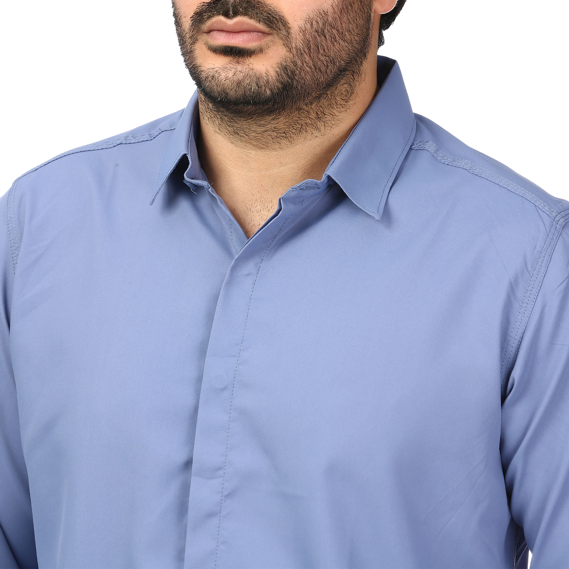 پیراهن آستین بلند ساده مردانه مدل 6102392