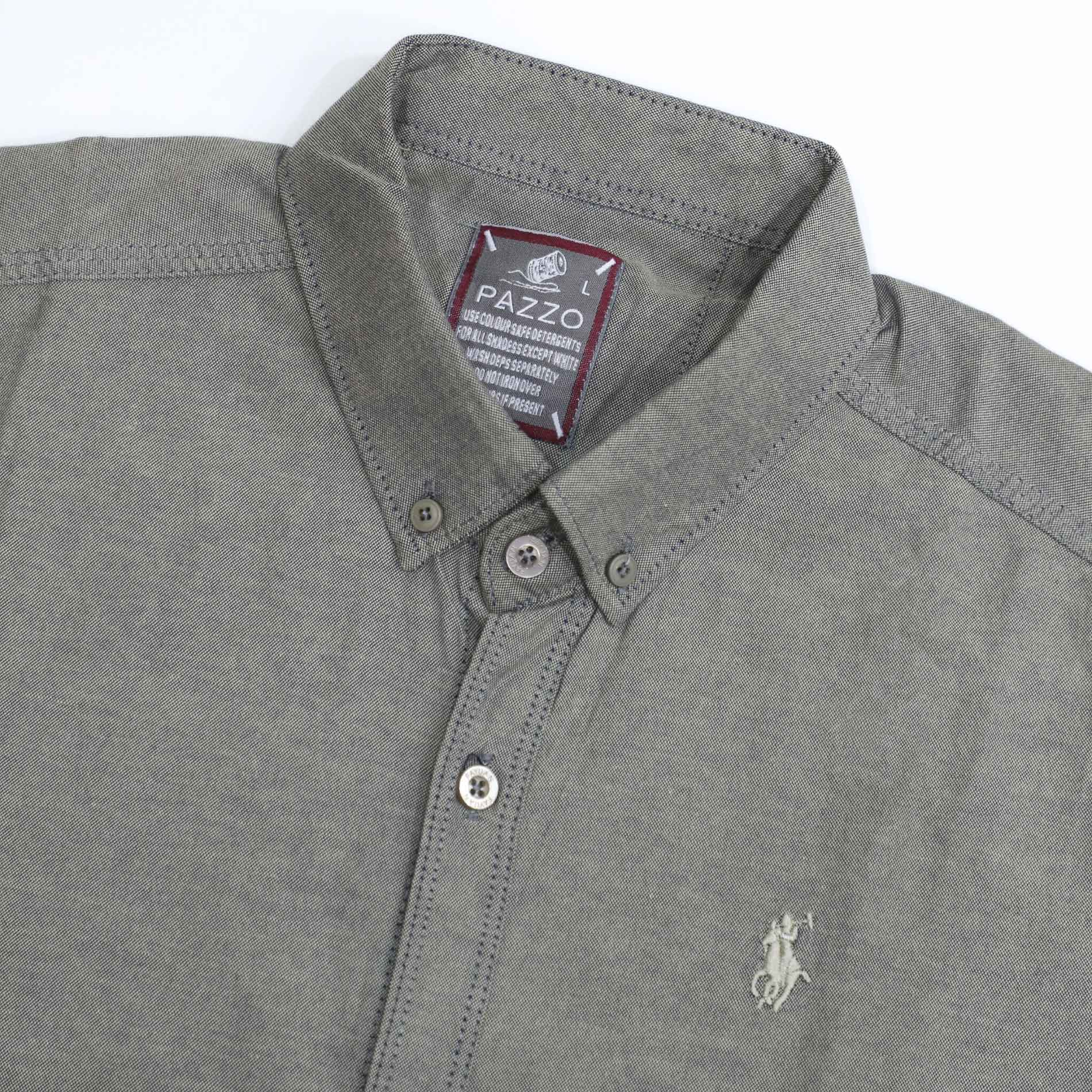 پیراهن آستین بلند ساده مردانه مدل 61029143