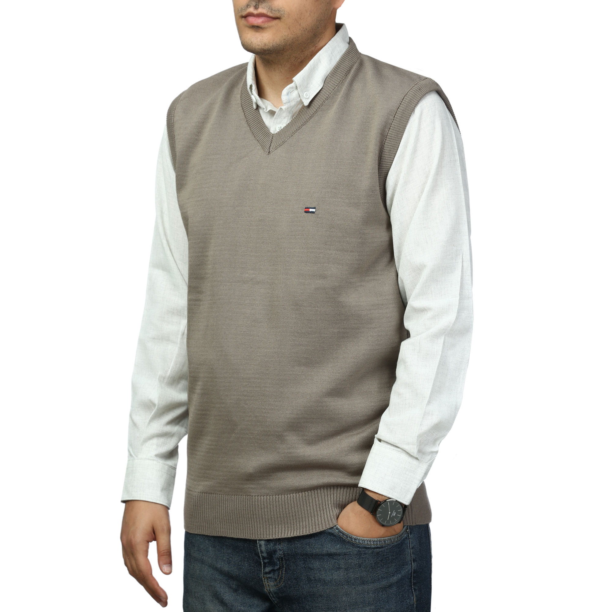 پلیور بافت ژیله مردانه مدل 6691554