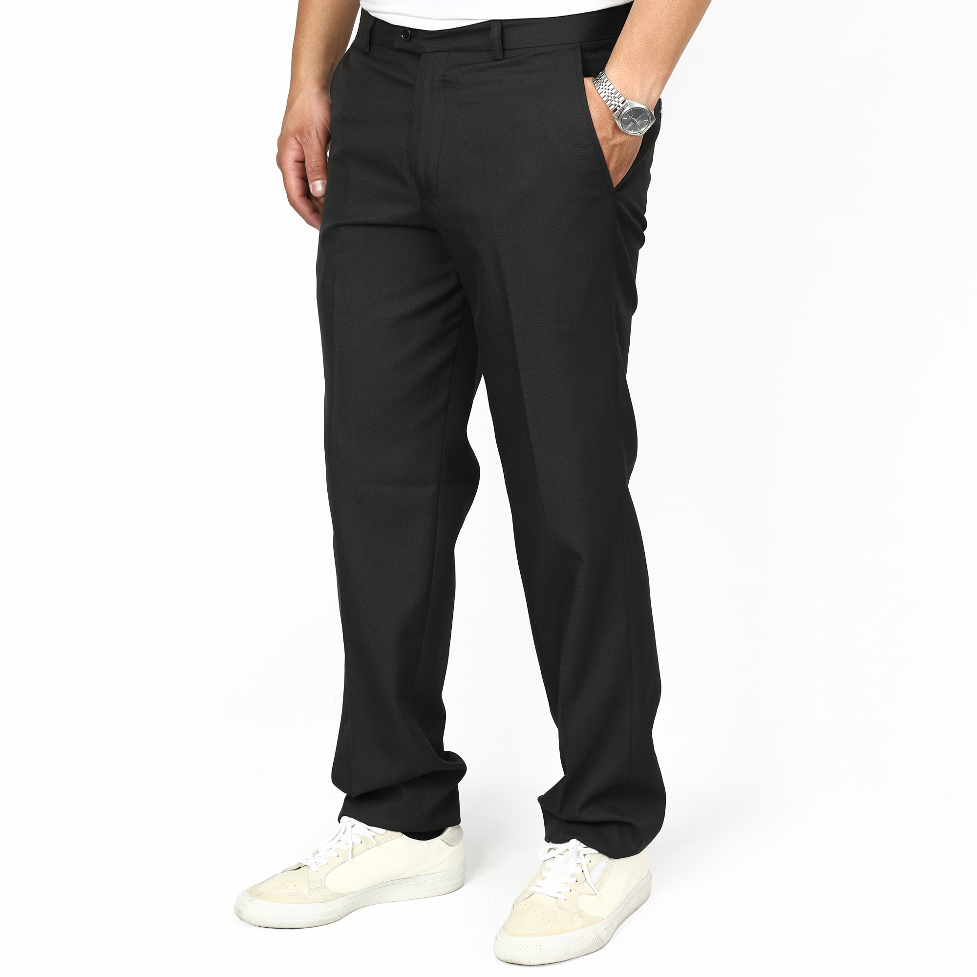 شلوار پارچه‌ای راسته مردانه آریا مدل 3761794