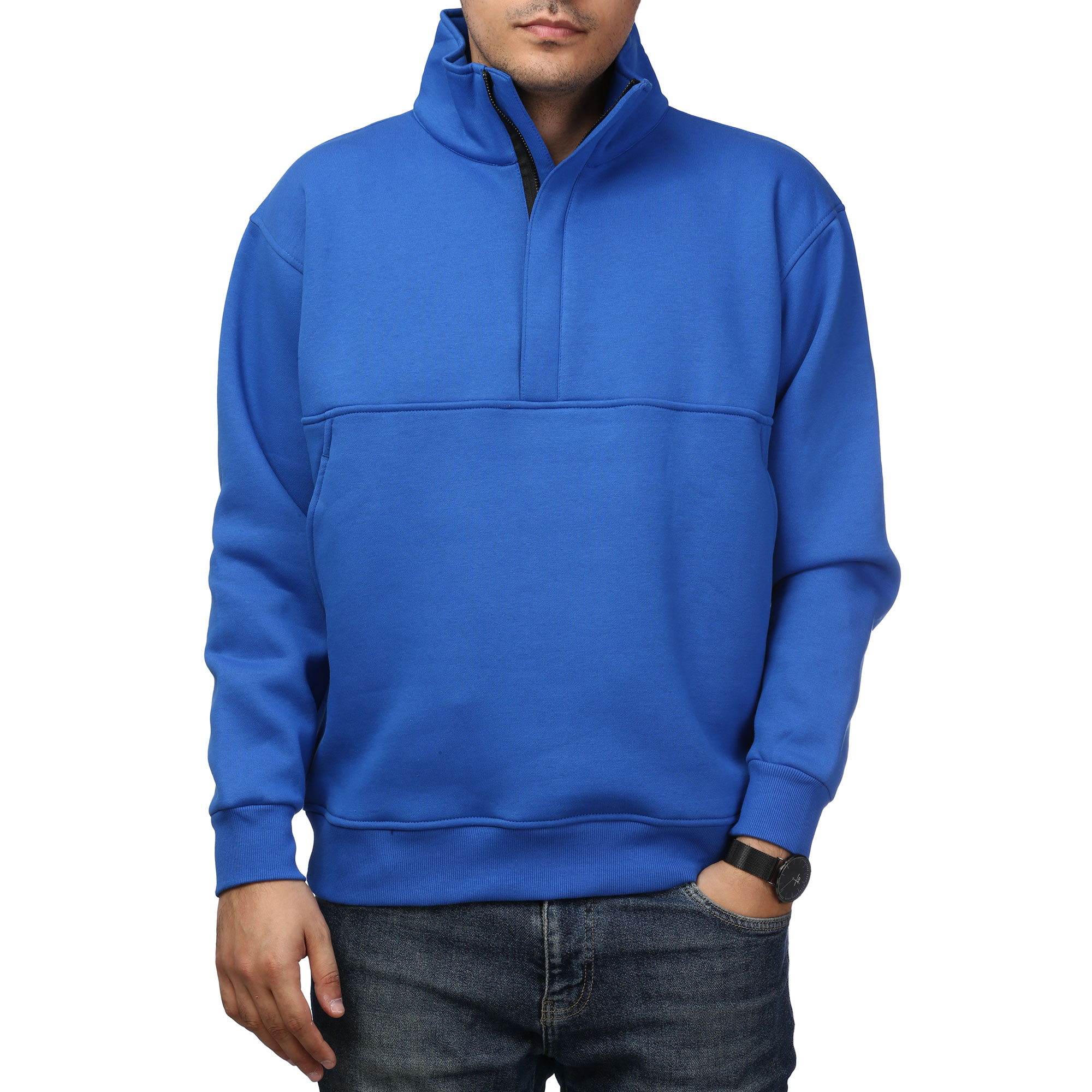 پلیور دورس نیم زیپ مخفی مردانه آرشید مدل 5196513