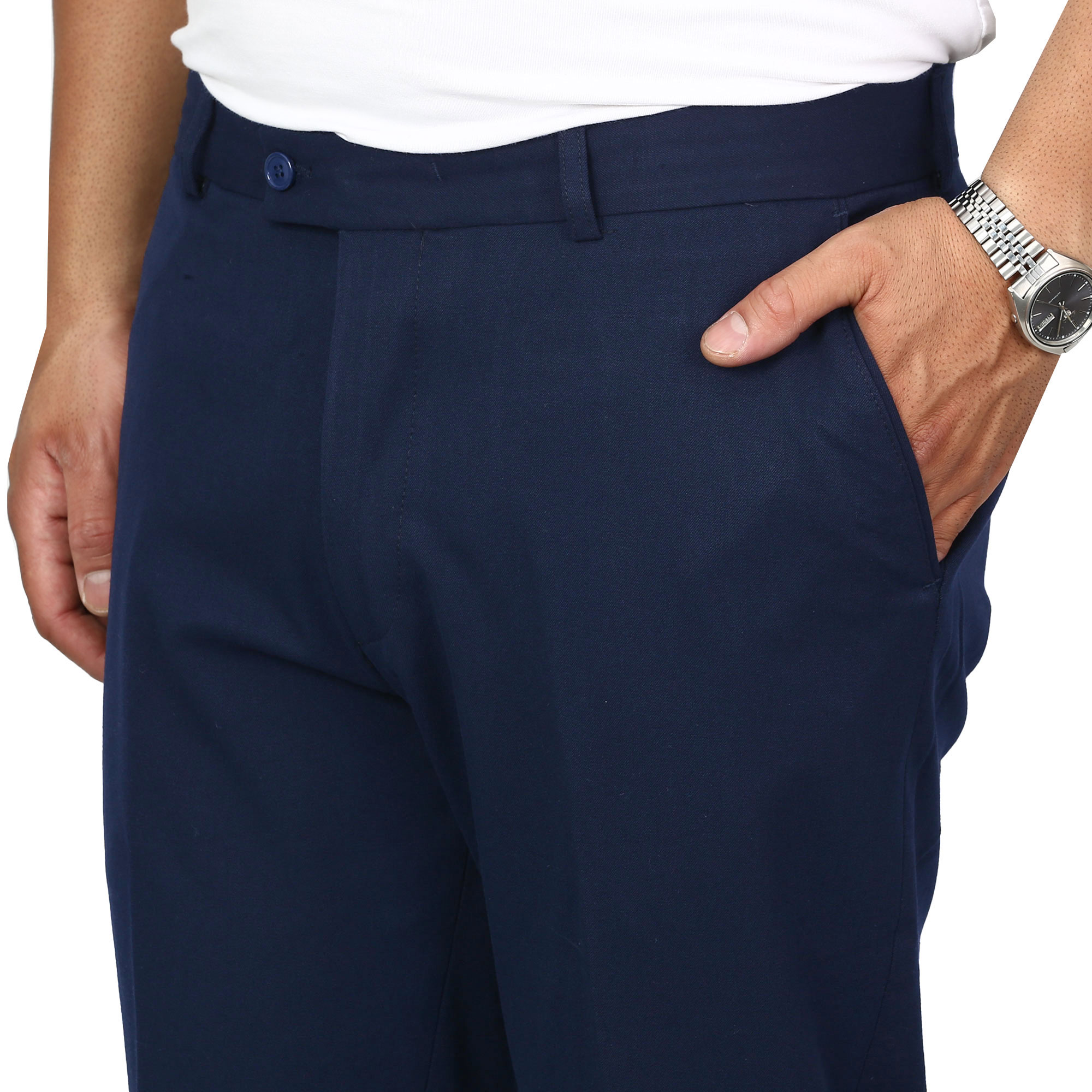 شلوار پارچه‌ای اسلیم فیت مردانه آریا مدل 3701695