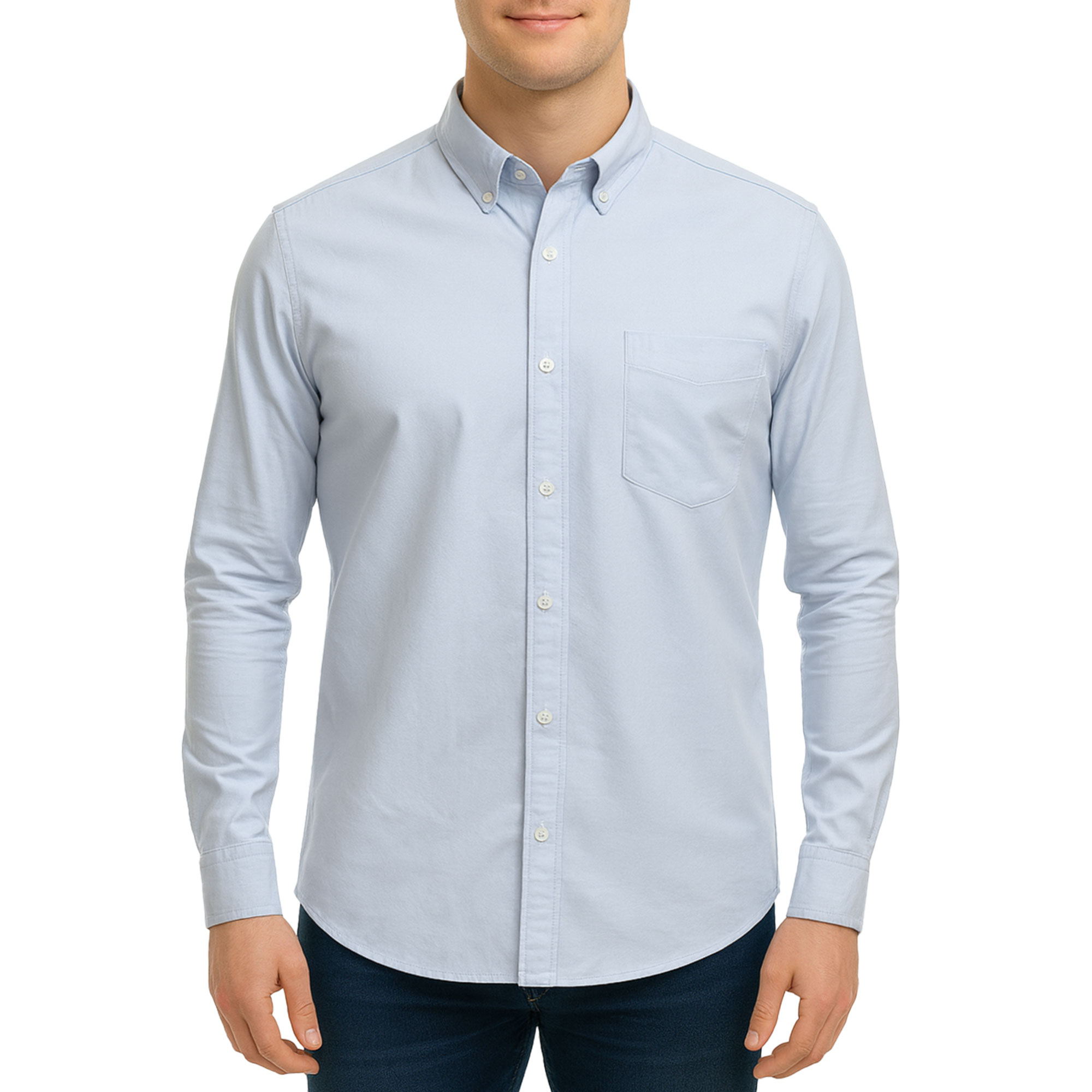 پیراهن آستین بلند ساده مردانه برندمد مدل 1420293