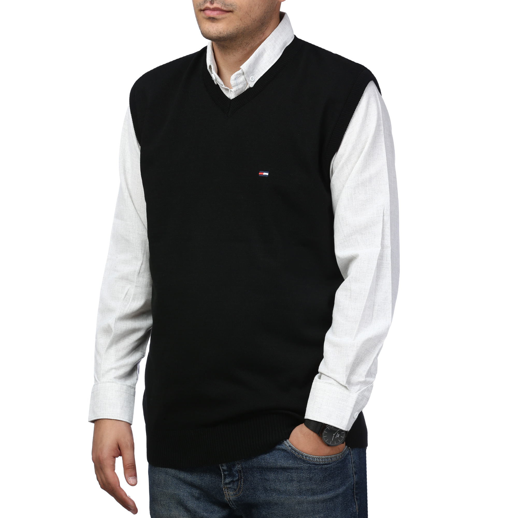 پلیور بافت ژیله مردانه مدل 6691558