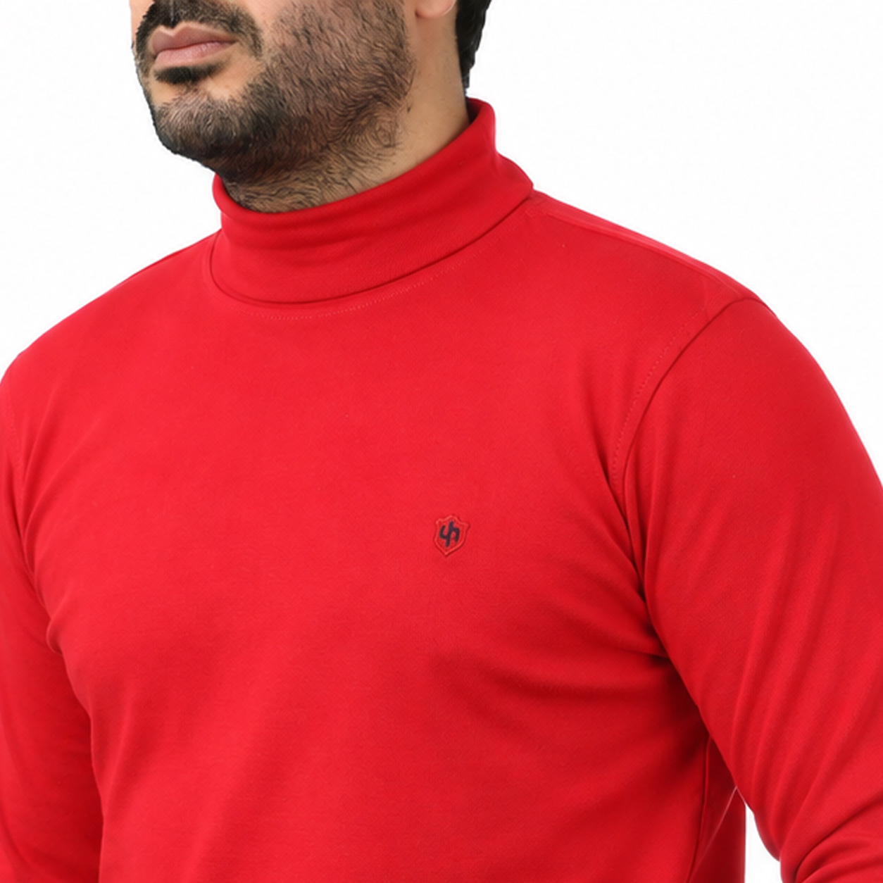 تیشرت یقه اسکی مردانه کاکتوس مدل 2705423