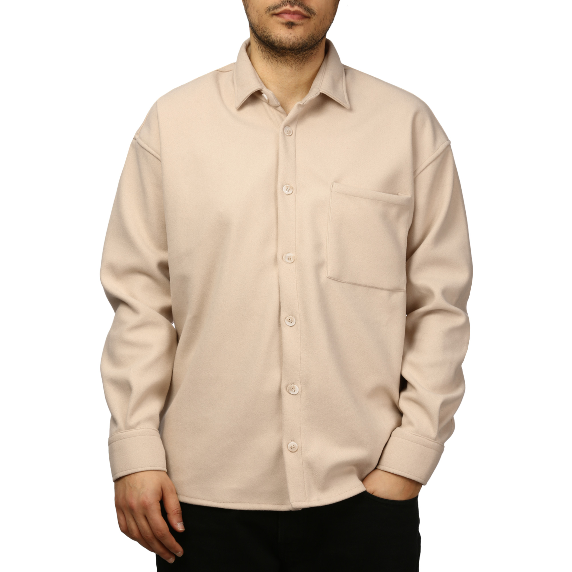 پیراهن آستین بلند فوتر مردانه مدل 6202493