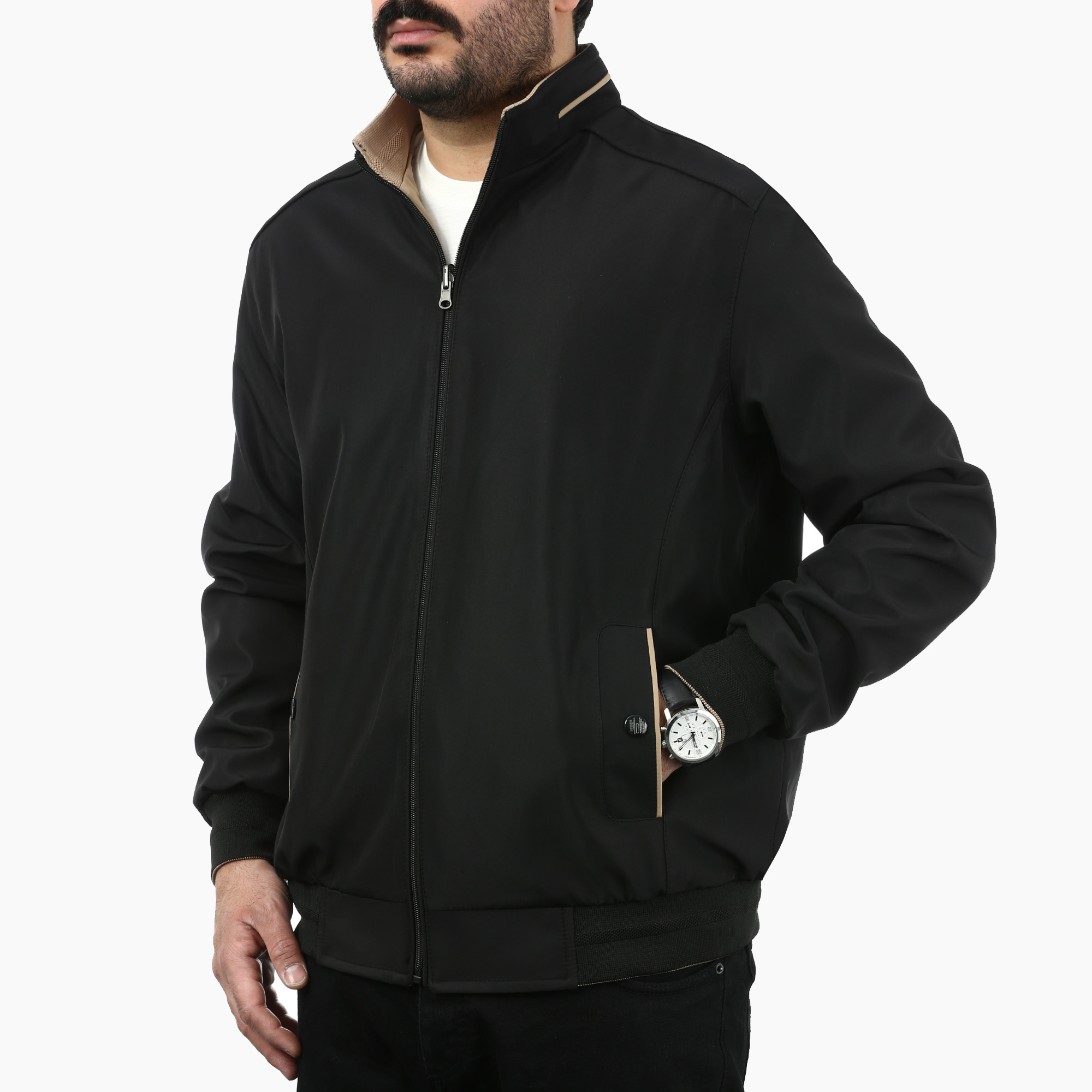 کاپشن دو رو سانتانا مردانه مدل 603631