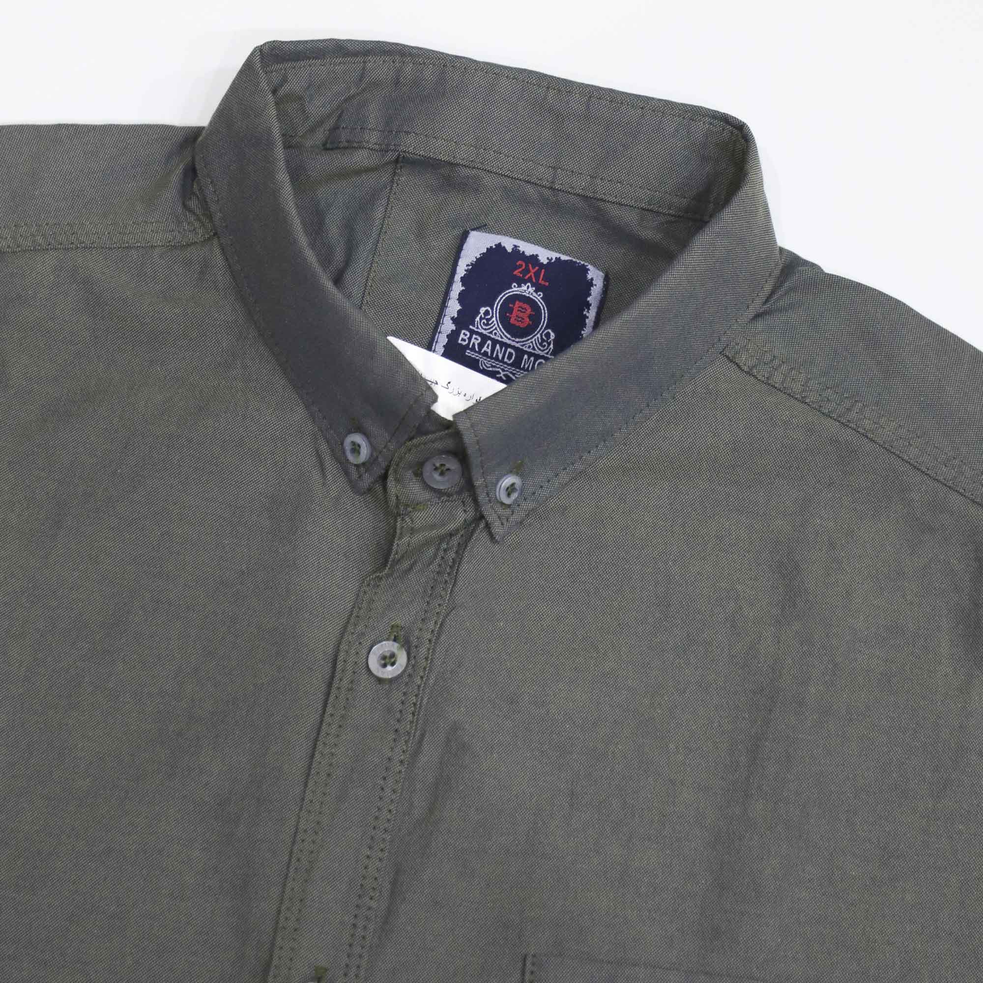 پیراهن آستین بلند ساده مردانه برندمد مدل 1420292