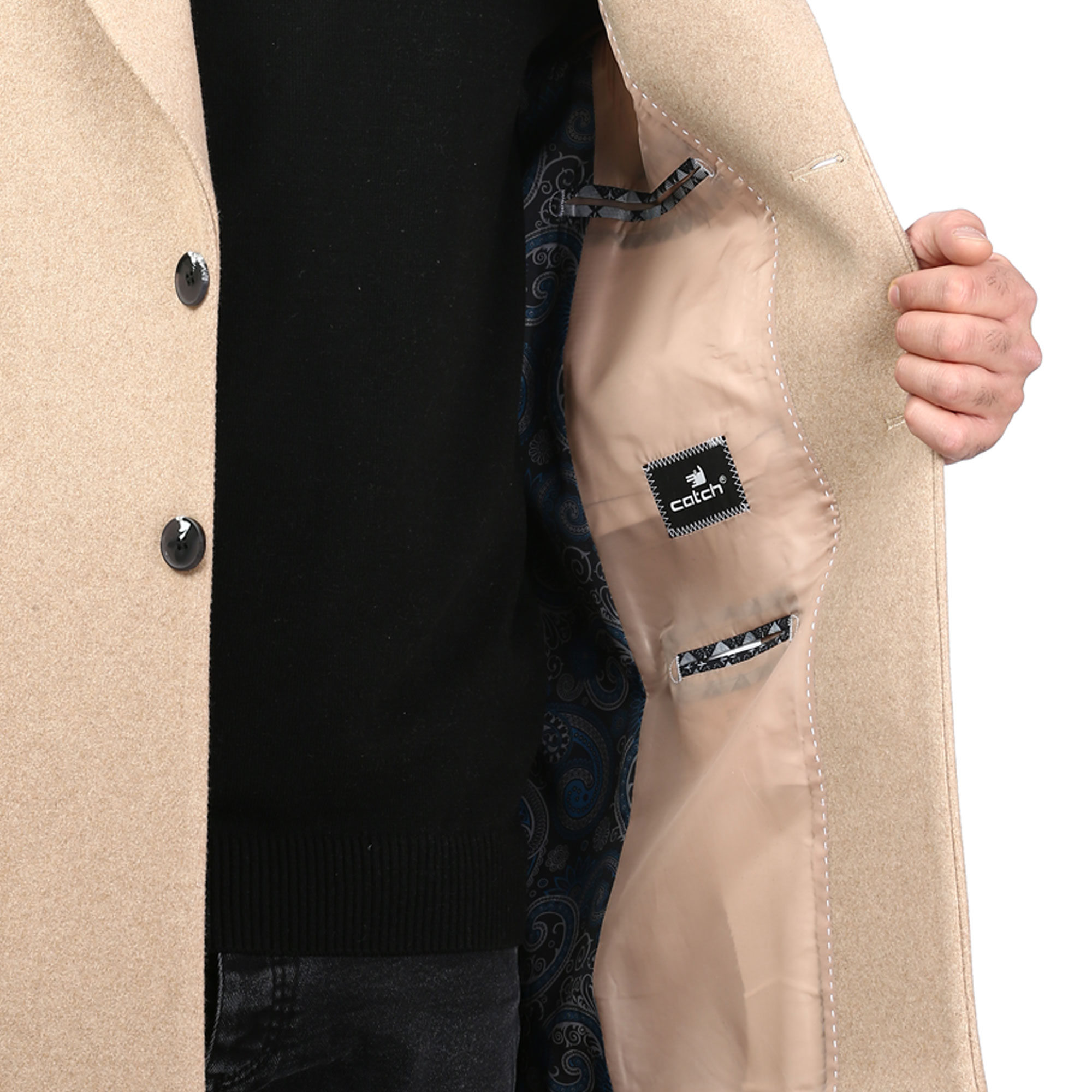 پالتو فوتر کوتاه مردانه مدل 61662