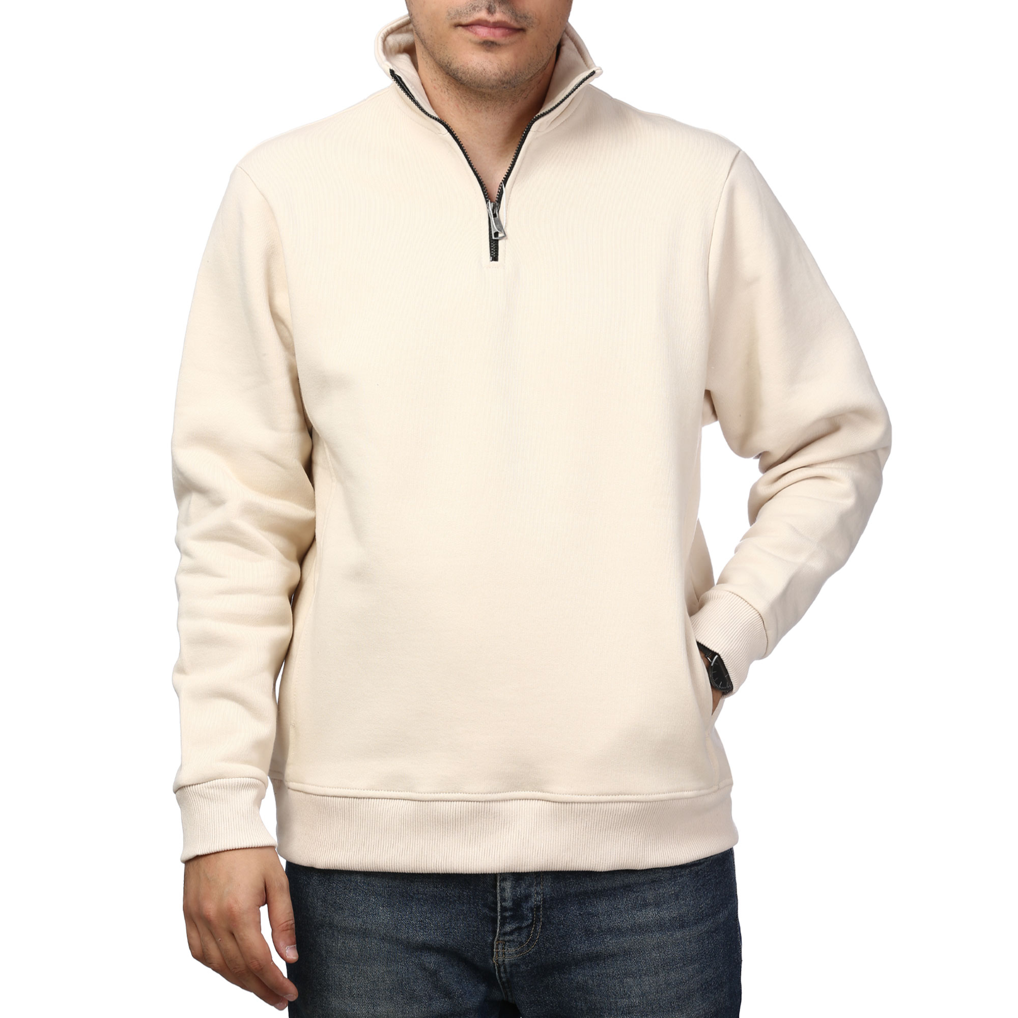 پلیور دورس نیم زیپ مردانه آرشید مدل 519654