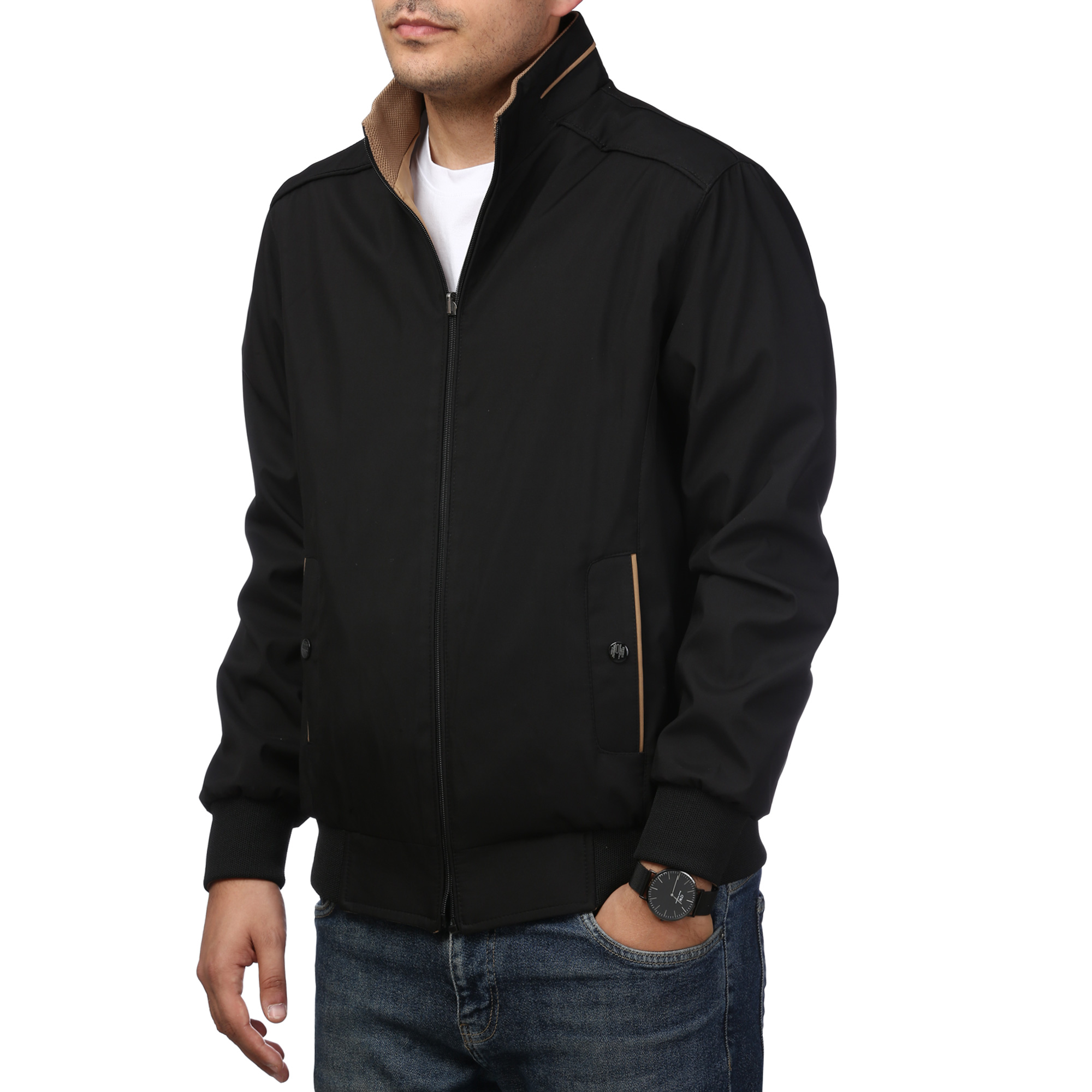 کاپشن دو رو شمعی مردانه مدل 603628