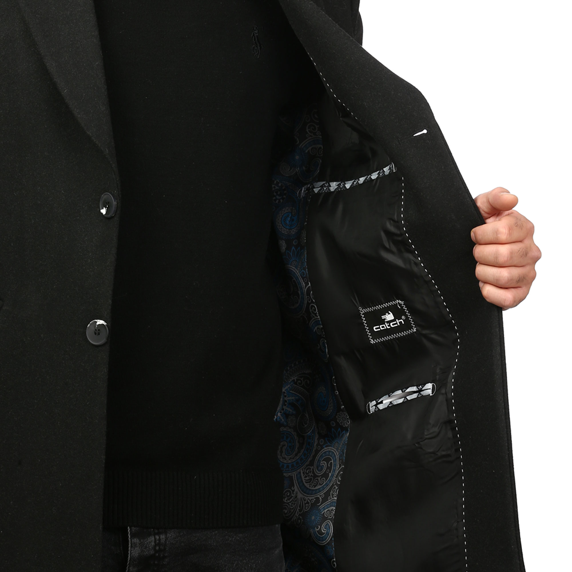 پالتو فوتر کوتاه مردانه مدل 61661