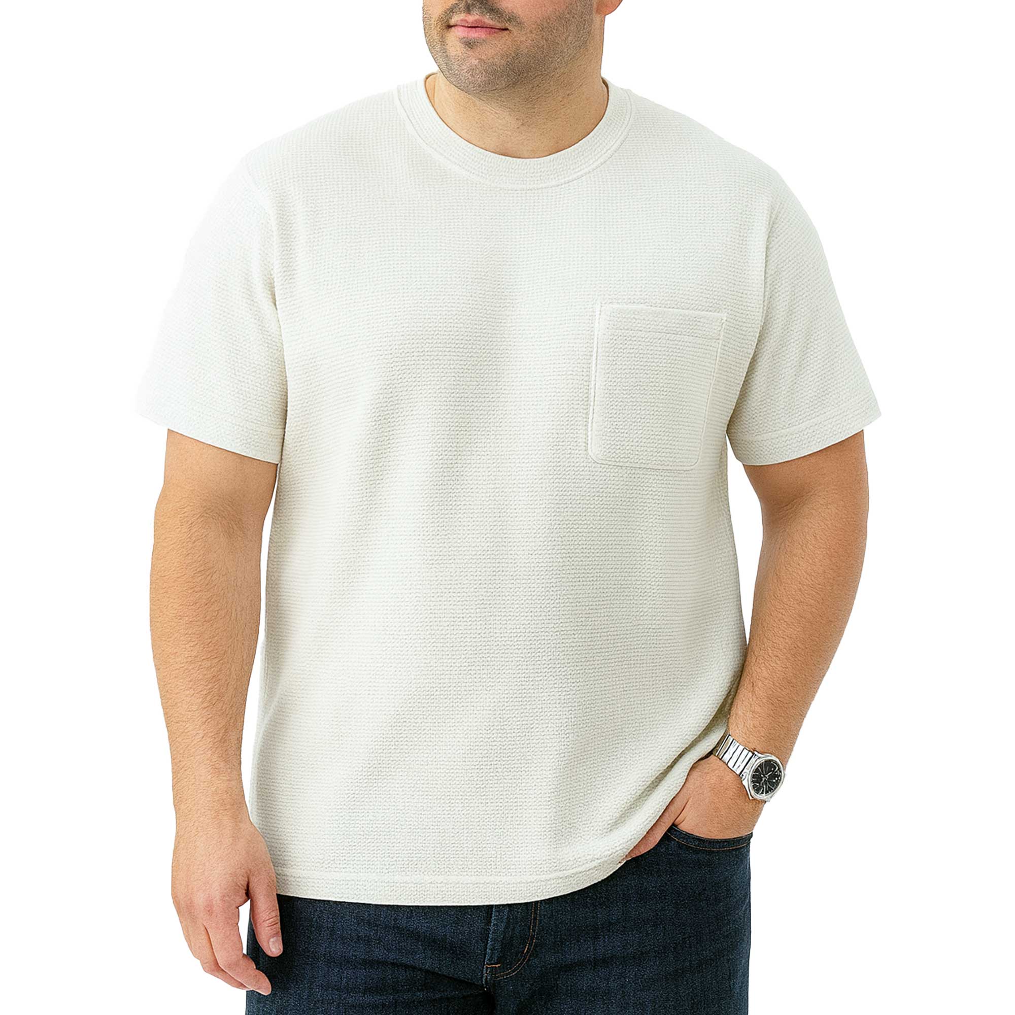 تیشرت آستین کوتاه سایز بزرگ مردانه تن کوک مدل 26512545