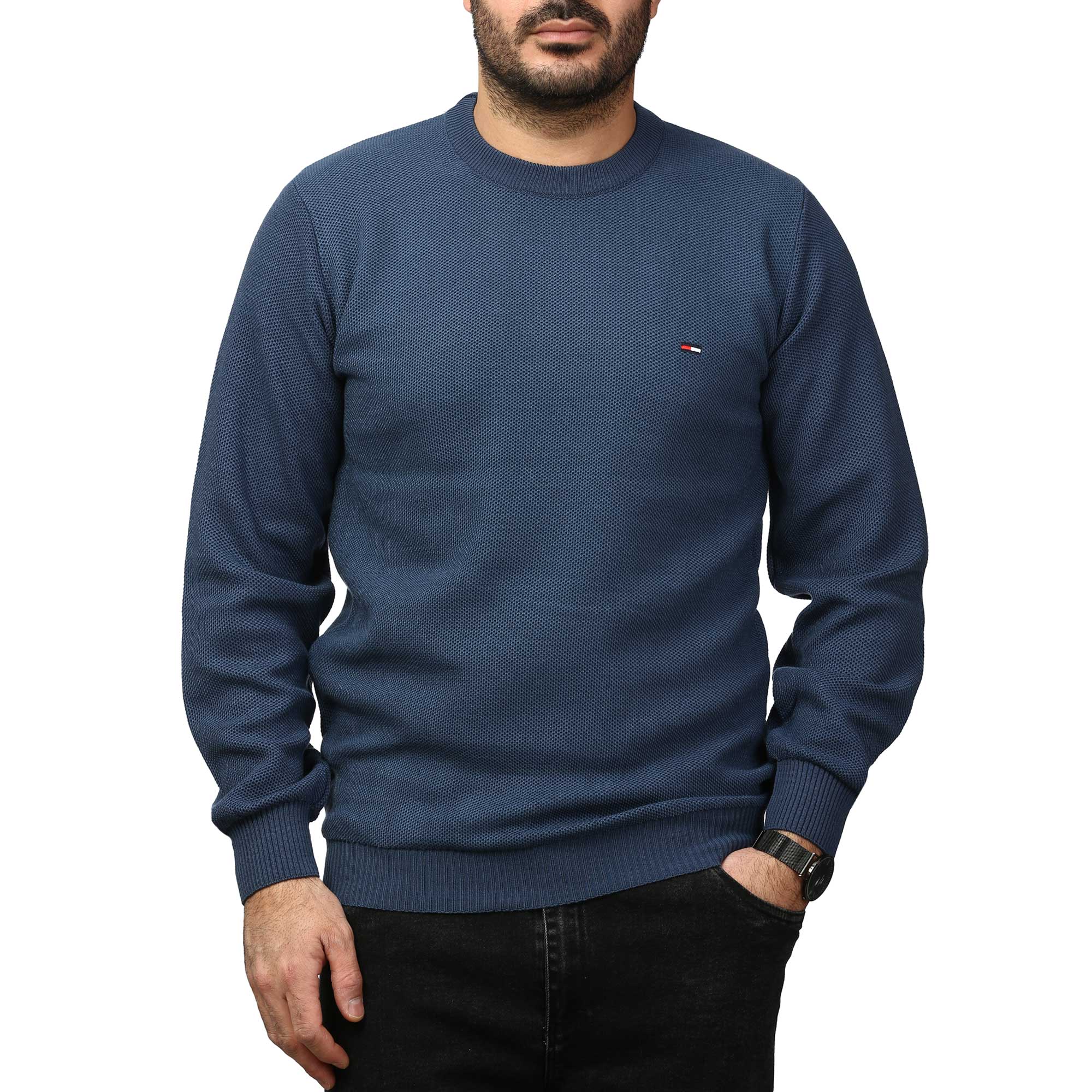 پلیور بافت فندقی مردانه مدل 659857