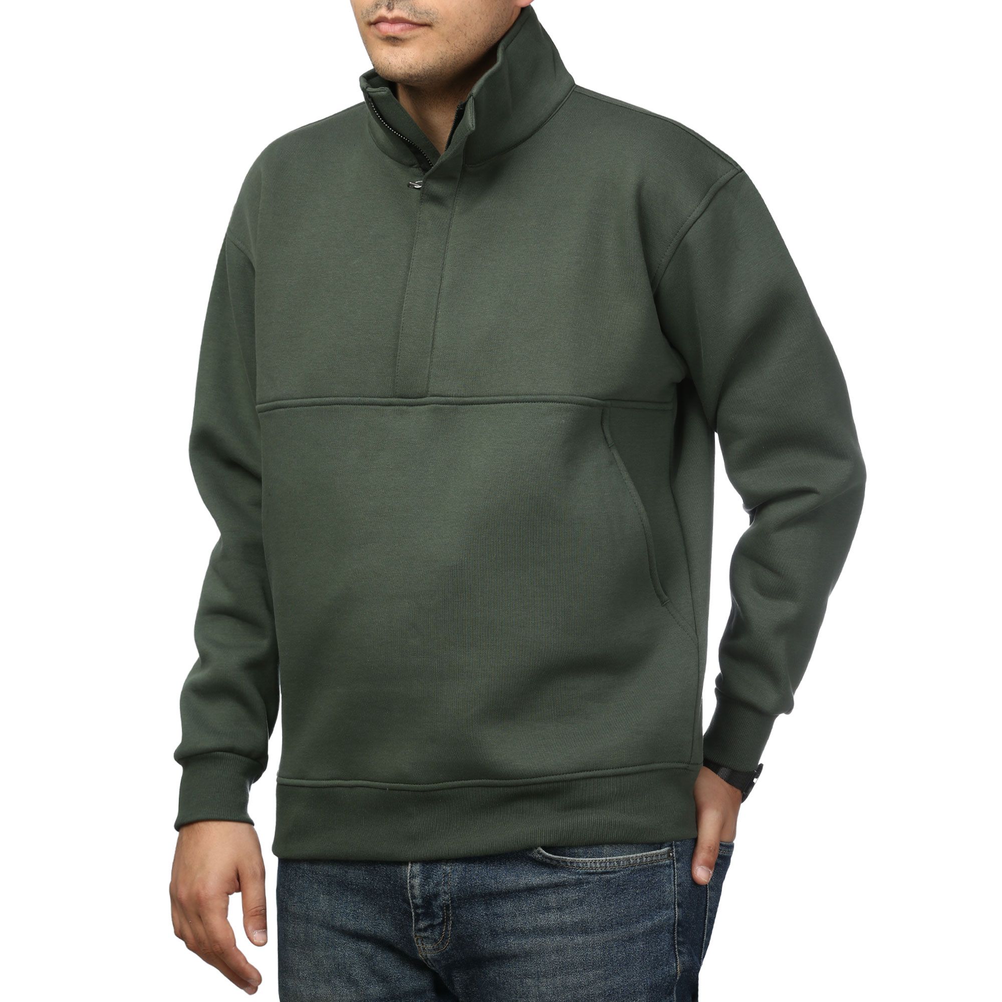 پلیور دورس نیم زیپ مردانه آرشید مدل 5196512